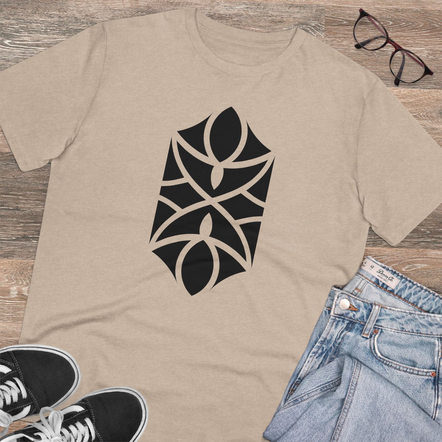 Unisex 100% Organic Cotton Creator T-shirt (Design 18)