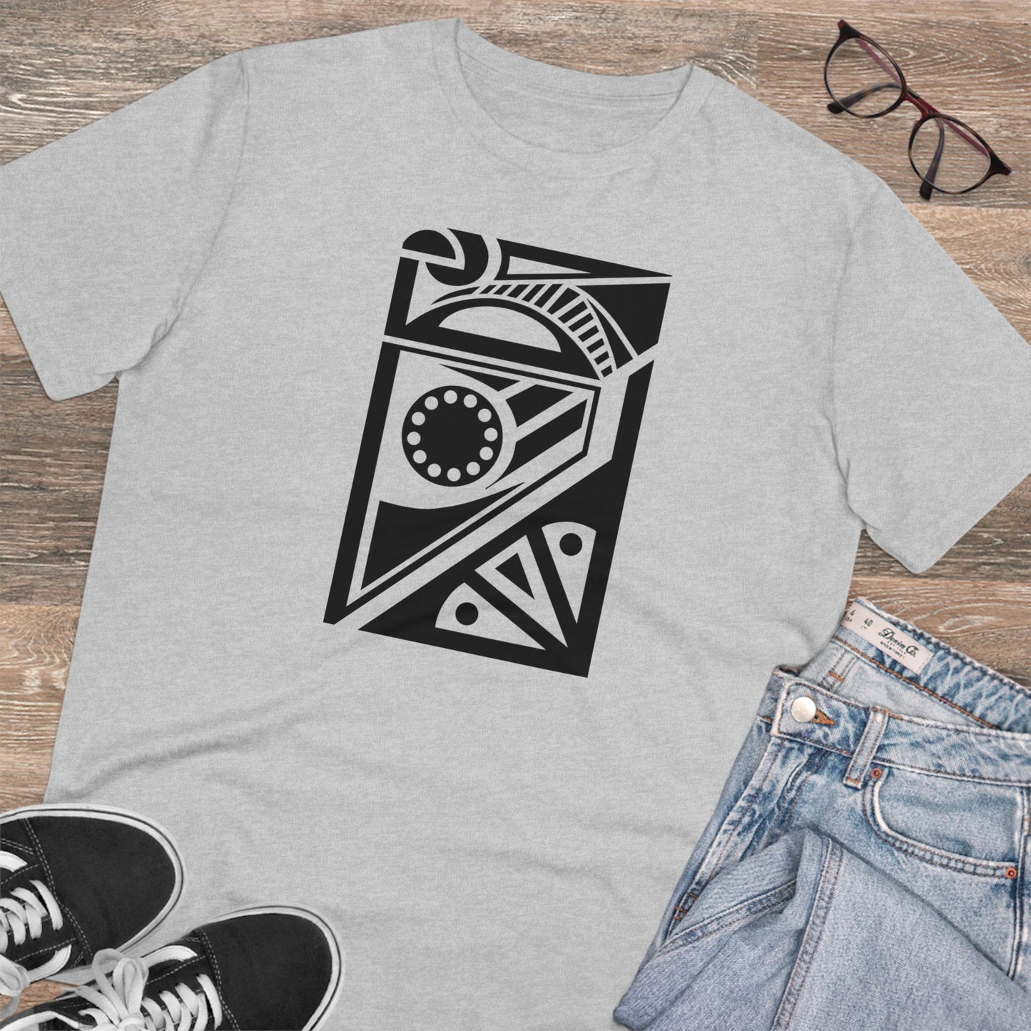 Unisex 100% Organic Cotton Creator T-shirt (Design 17)