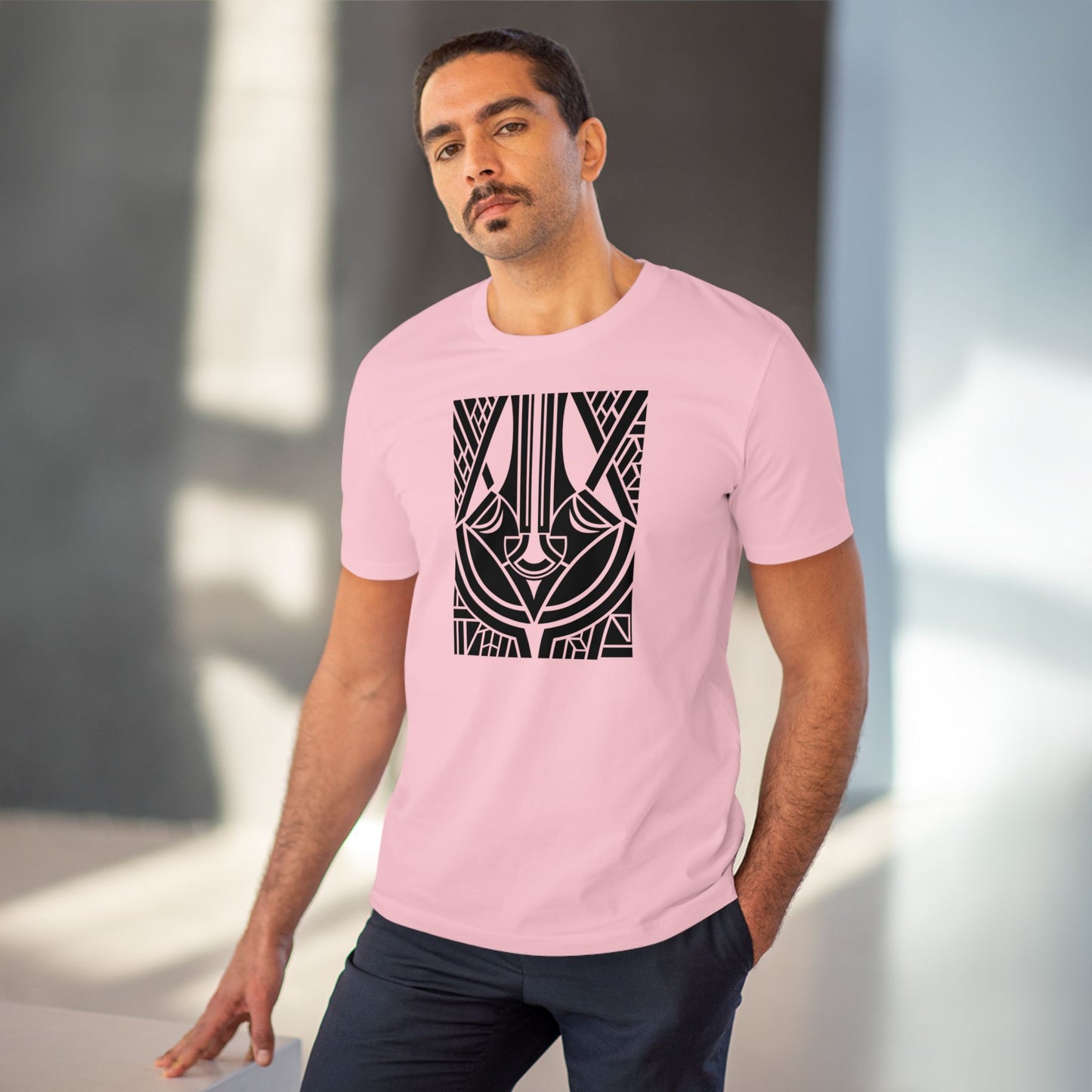 Unisex 100% Organic Cotton Creator T-shirt (Design 25)