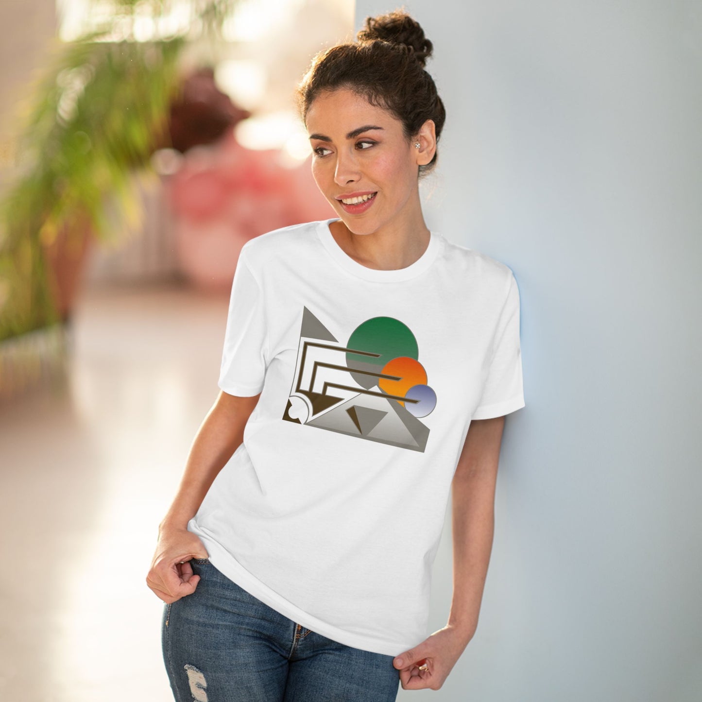 Unisex 100% Organic Cotton Creator T-shirt (Design 13)