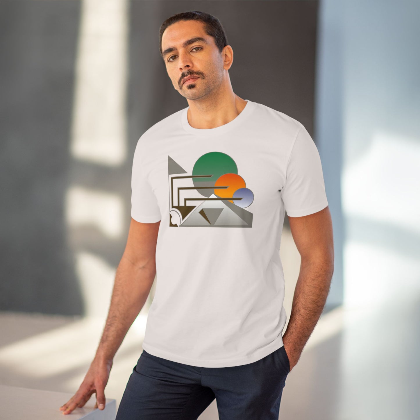 Unisex 100% Organic Cotton Creator T-shirt (Design 13)