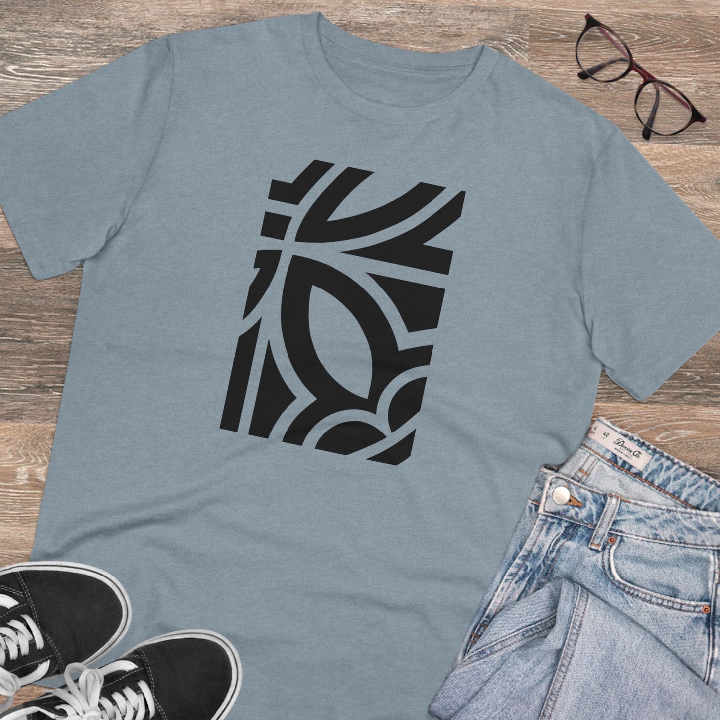 Unisex 100% Organic Cotton Creator T-shirt (Design 24)