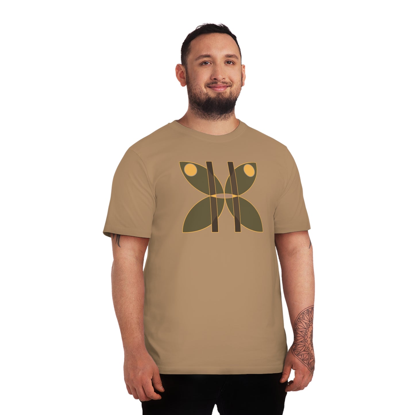 Men's Sparker 100% Organic Cotton T-shirt (Design 14)