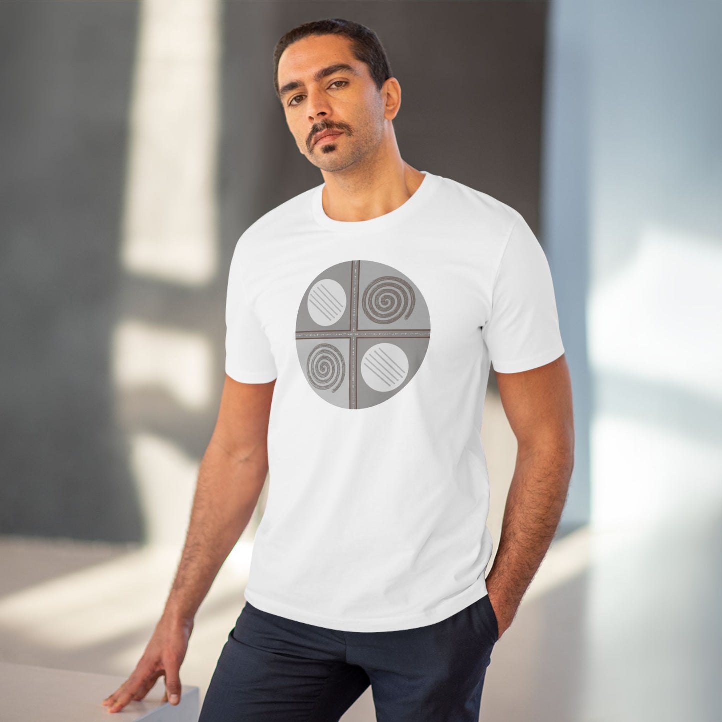 Unisex 100% Organic Cotton Creator T-shirt (Design 15)