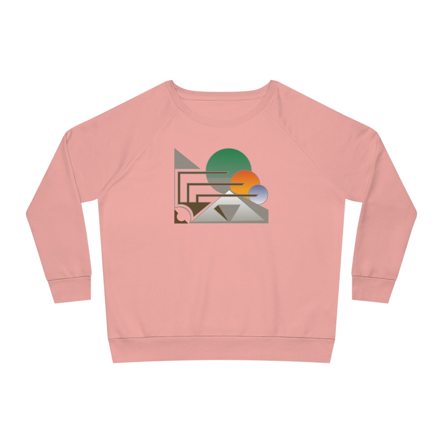 Women's Dazzler 85% Organic Cotton Relaxed Fit Sweatshirt (Design 13)
