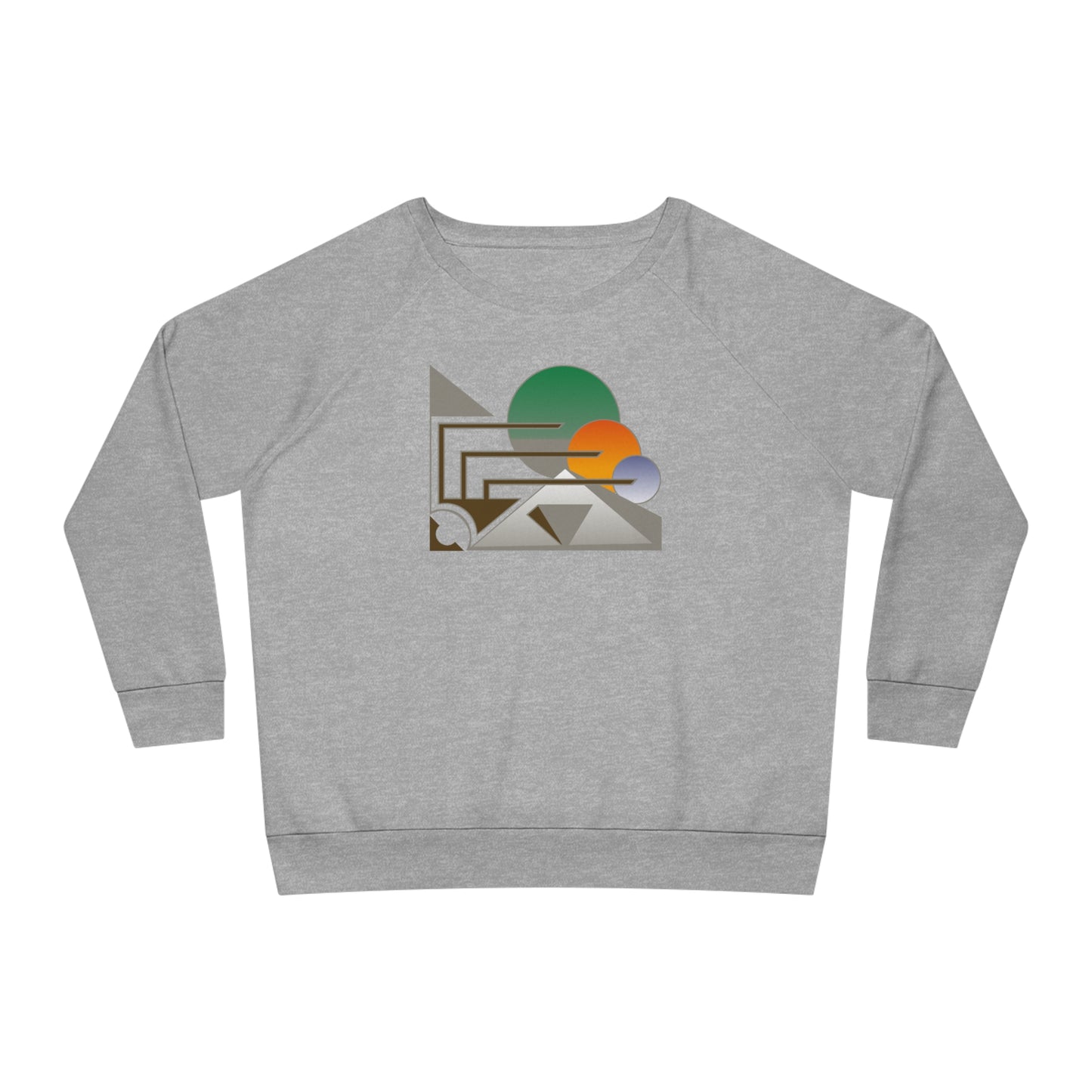 Women's Dazzler 85% Organic Cotton Relaxed Fit Sweatshirt (Design 13)