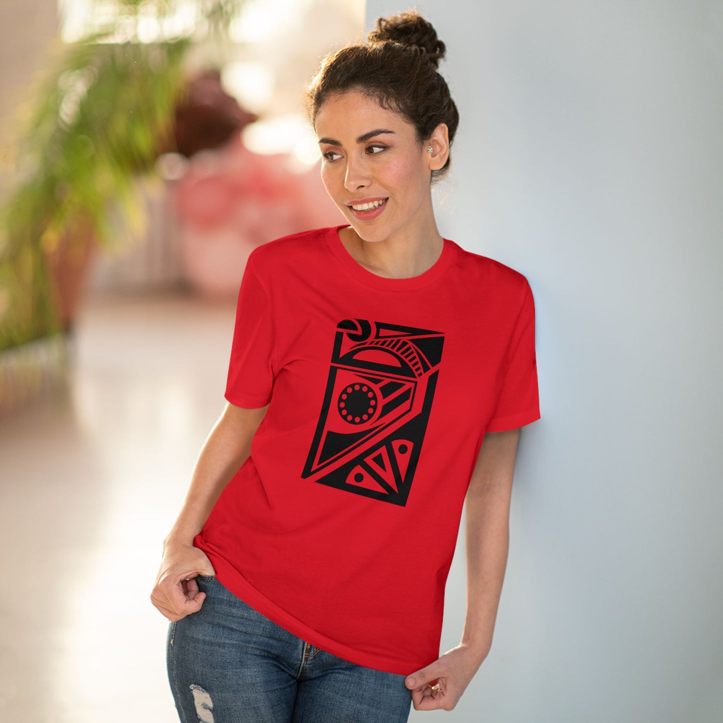 Unisex 100% Organic Cotton Creator T-shirt (Design 17)