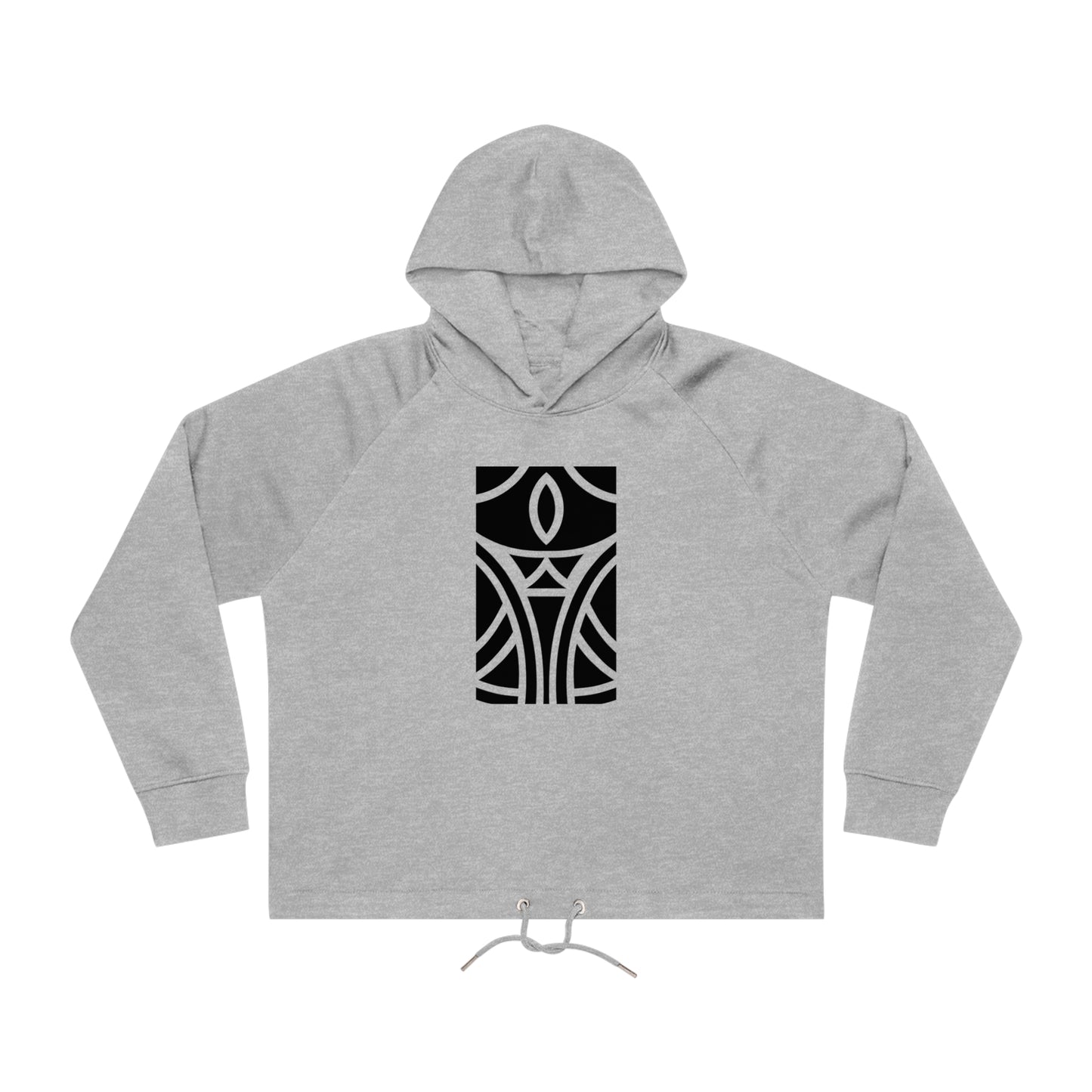 Women's Bower 85% Organic Cotton Cropped Hoodie (Design 12)