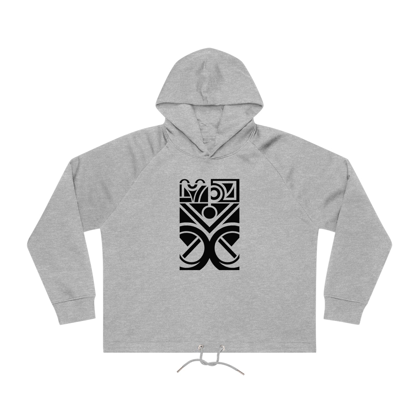 Women's Bower 85% Organic Cotton Cropped Hoodie (Design 27)