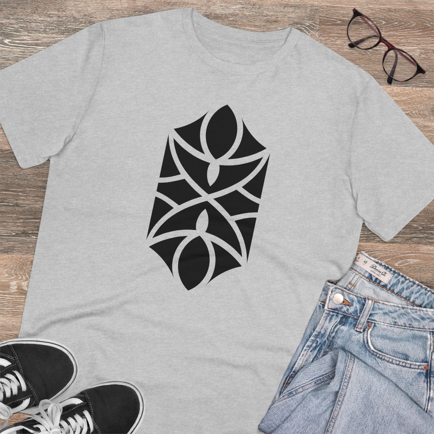Unisex 100% Organic Cotton Creator T-shirt (Design 18)