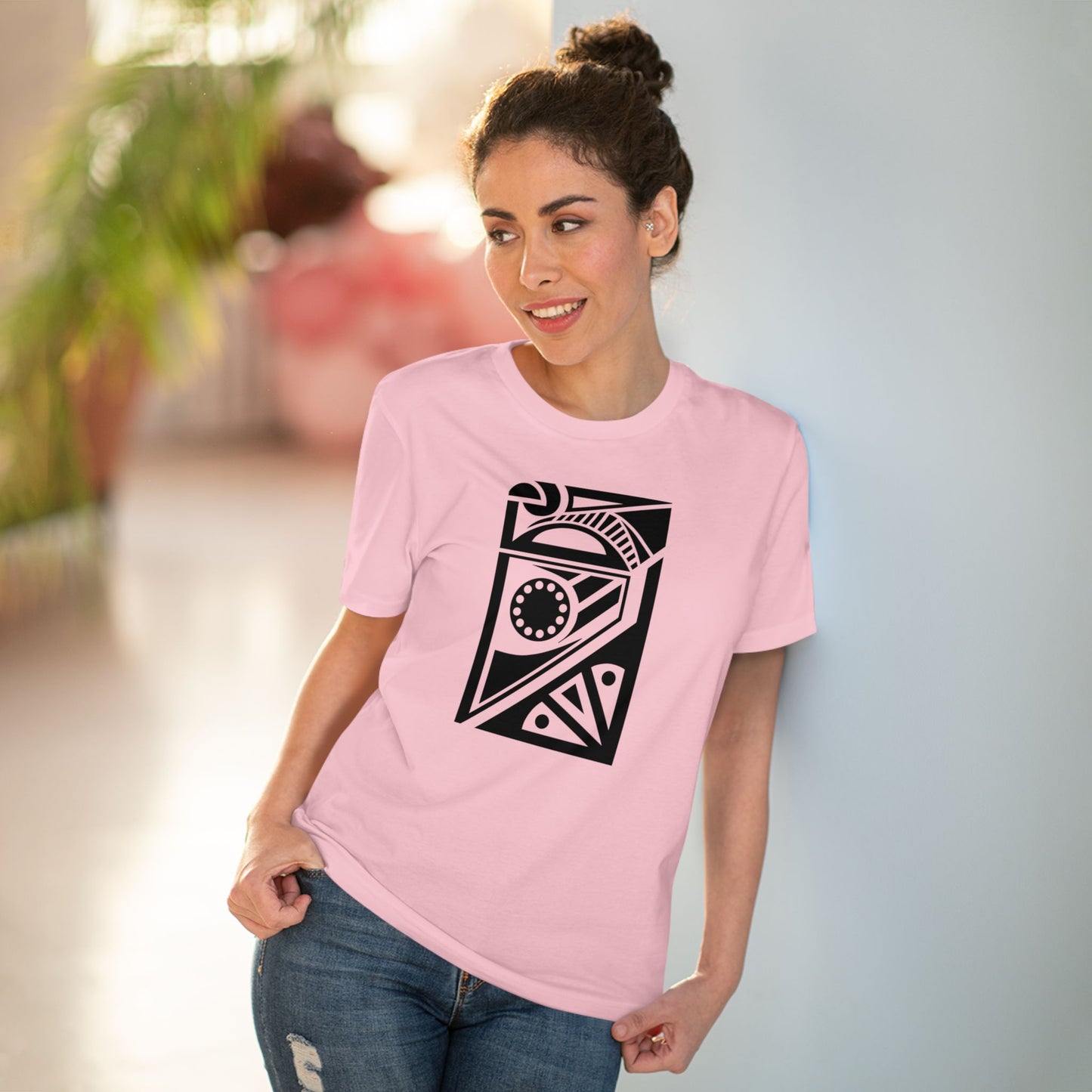 Unisex 100% Organic Cotton Creator T-shirt (Design 17)
