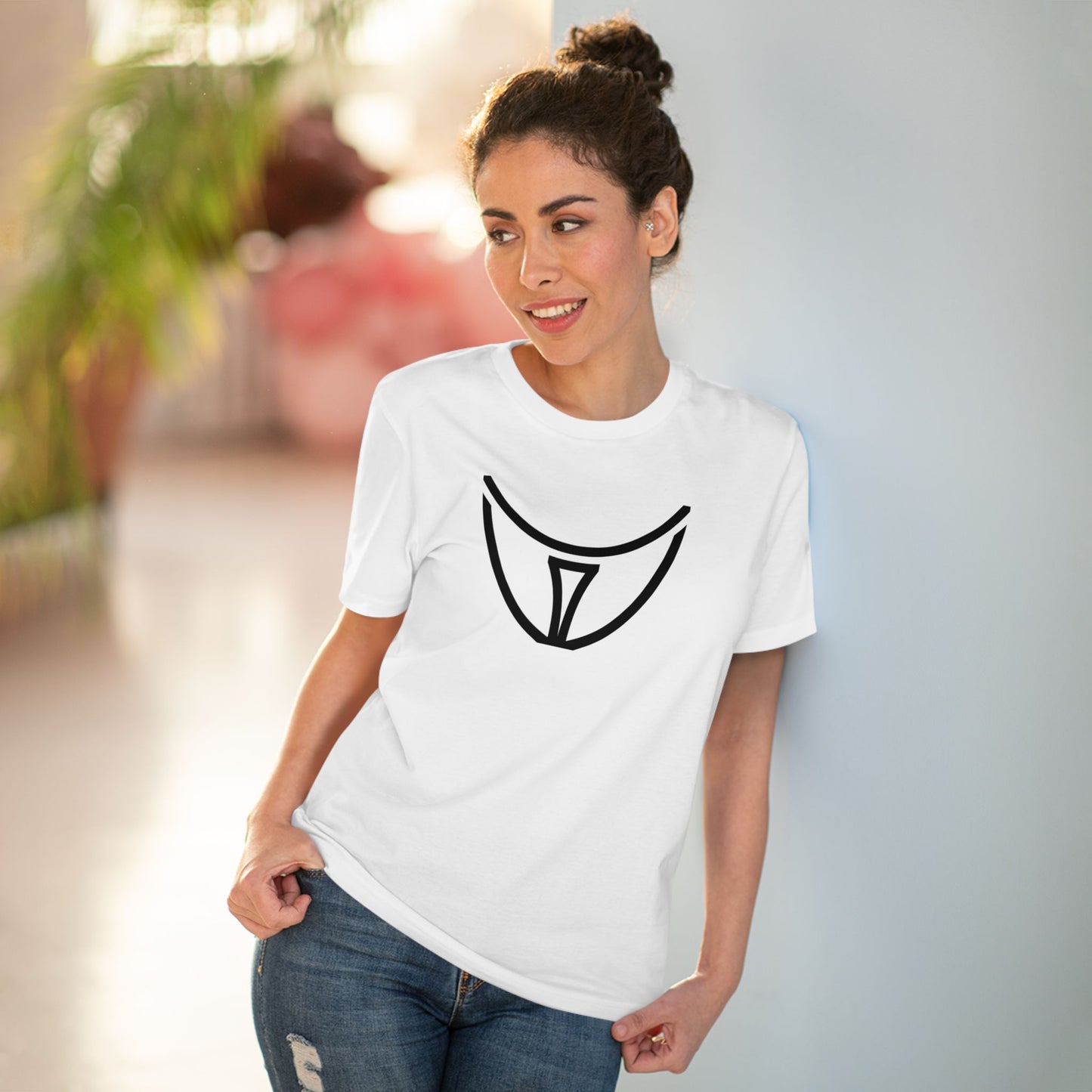 Unisex 100% Organic Cotton Creator T-shirt (Design 21)