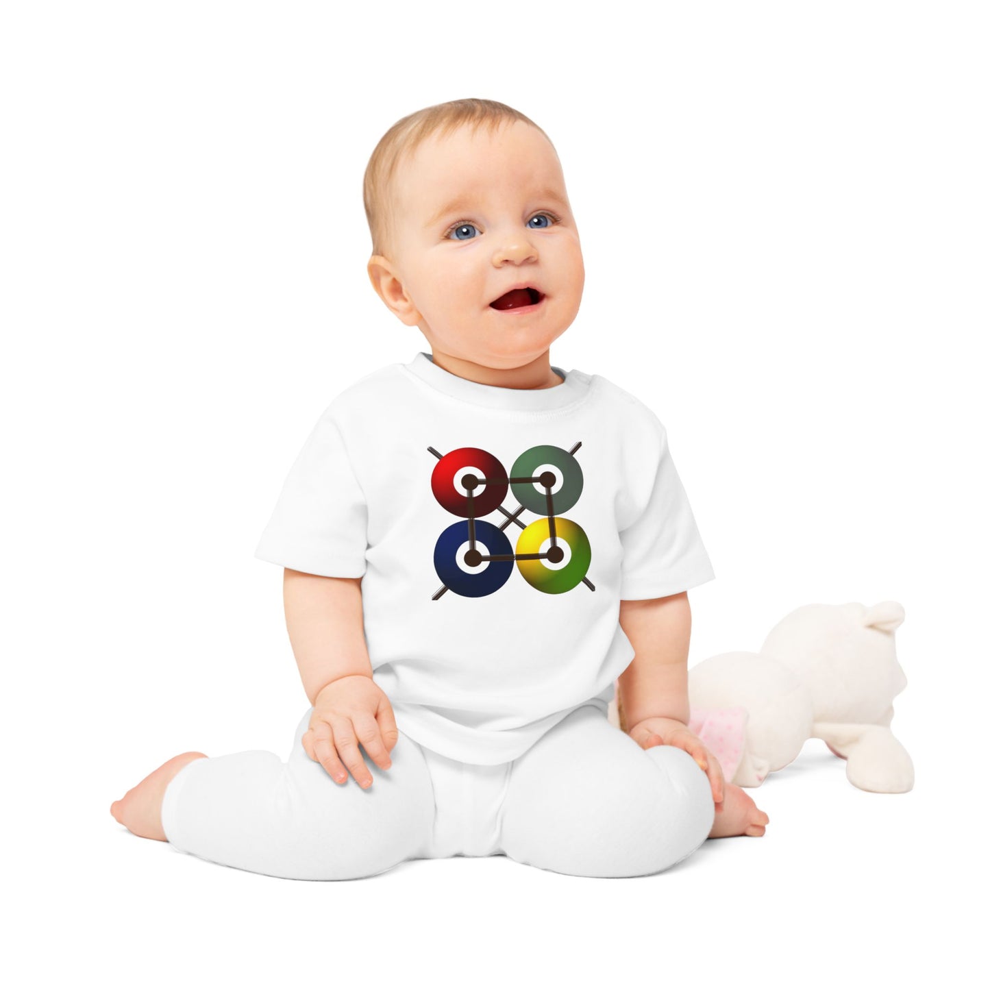 100% Organic Cotton Baby T-Shirt (Design 16)