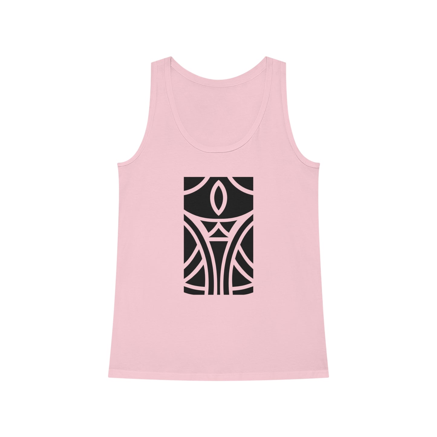 Women's Dreamer 100% Organic Cotton Tank Top (Design 12)