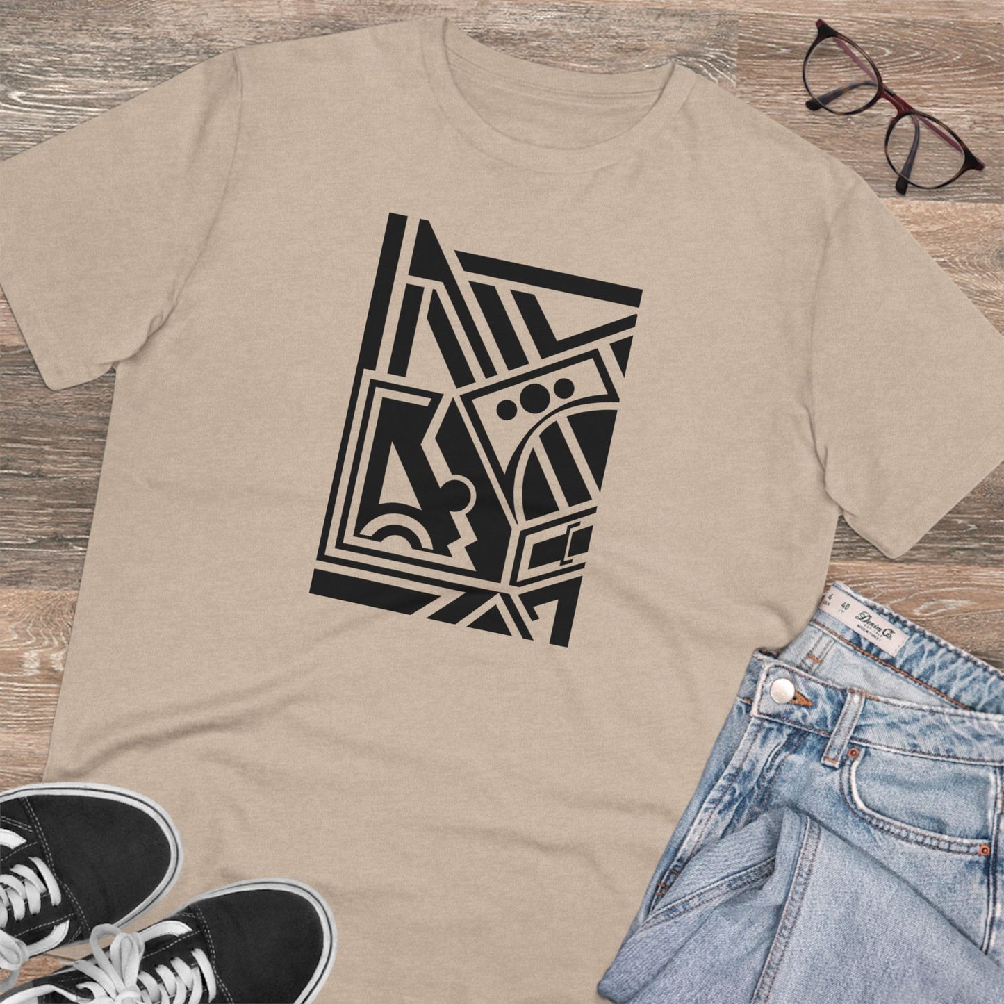 Unisex 100% Organic Cotton Creator T-shirt (Design 2)