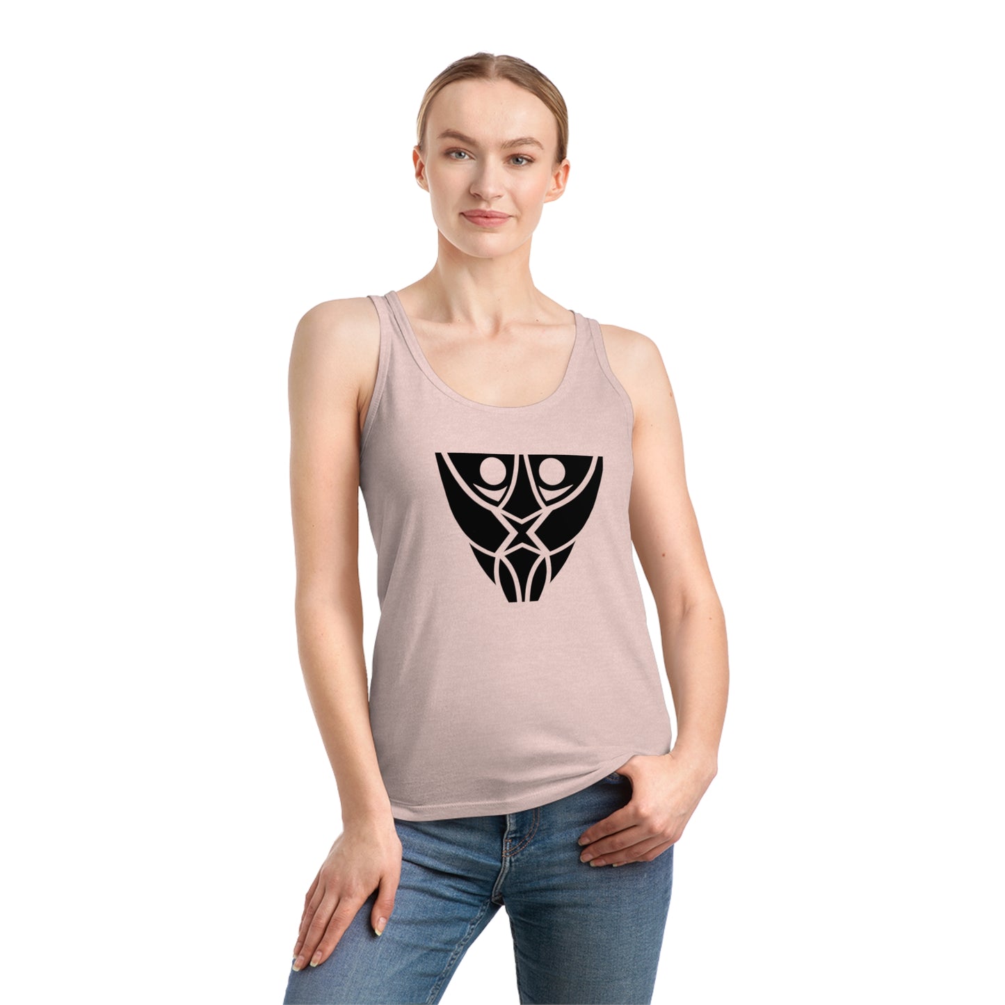 Women's Dreamer 100% Organic Cotton Tank Top (Design 19)