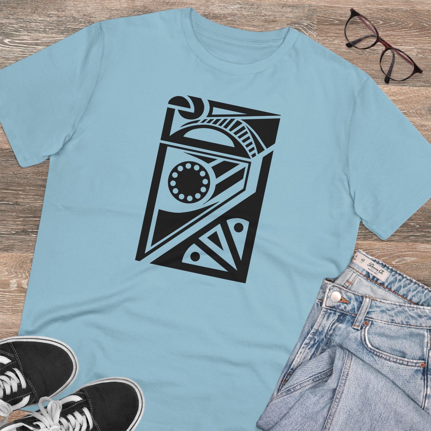 Unisex 100% Organic Cotton Creator T-shirt (Design 17)
