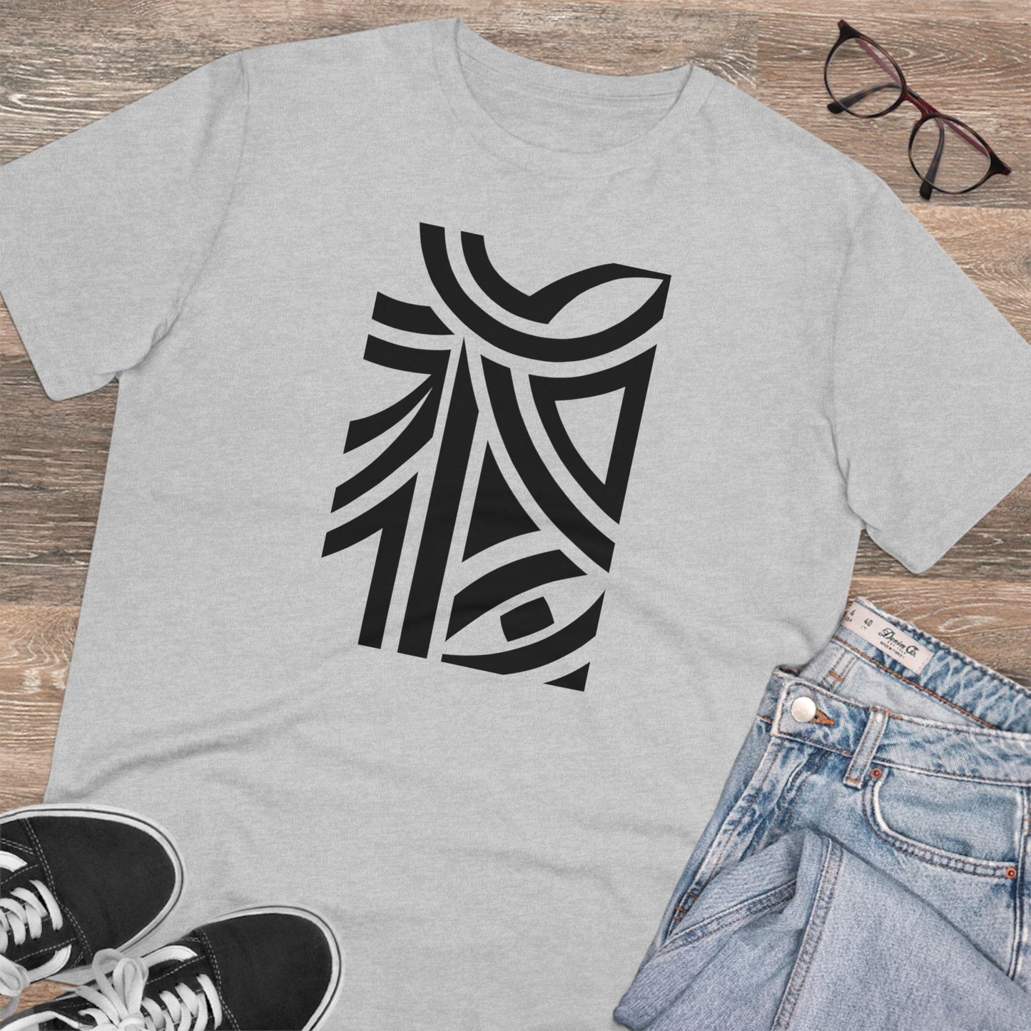 Unisex 100% Organic Cotton Creator T-shirt (Design 26)