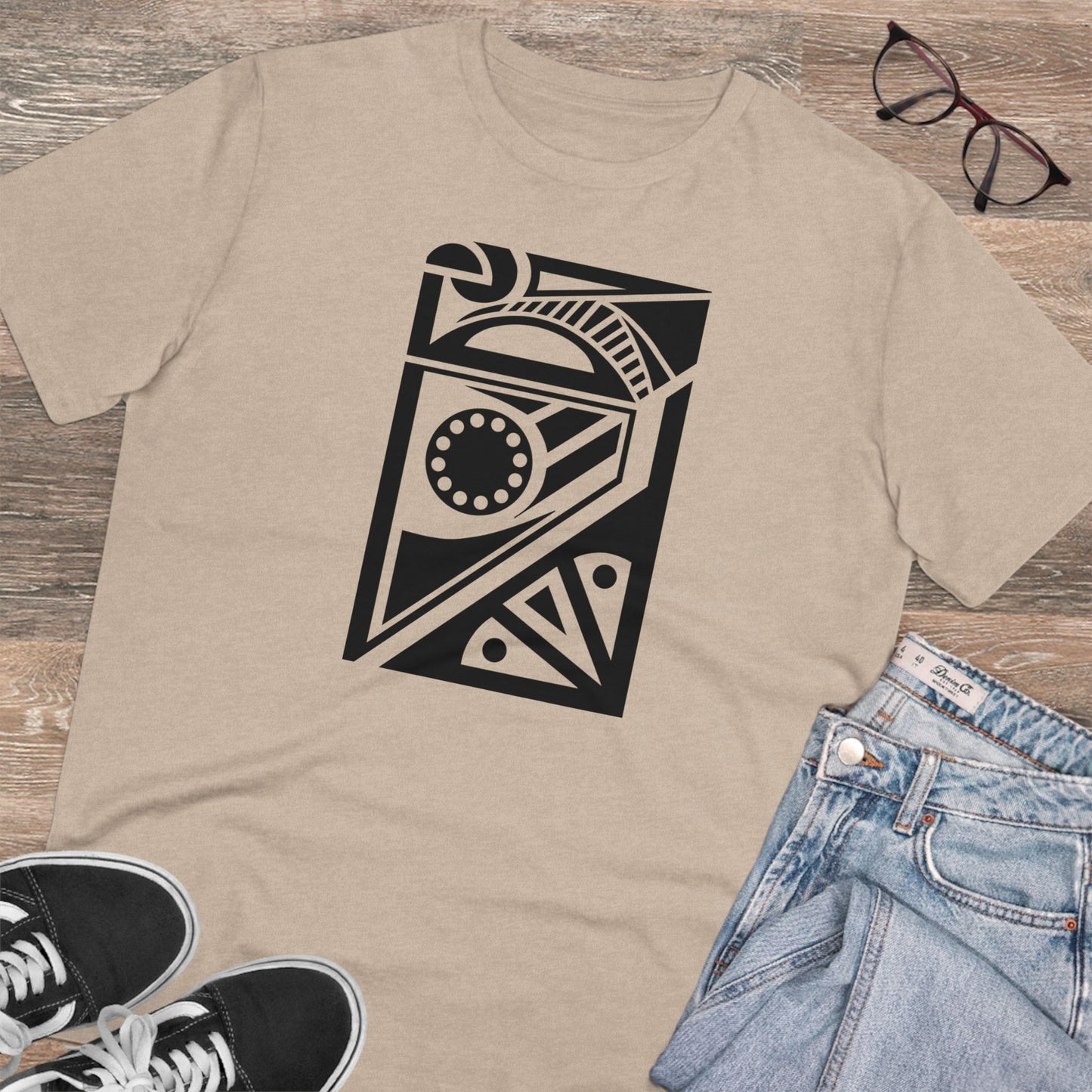 Unisex 100% Organic Cotton Creator T-shirt (Design 17)