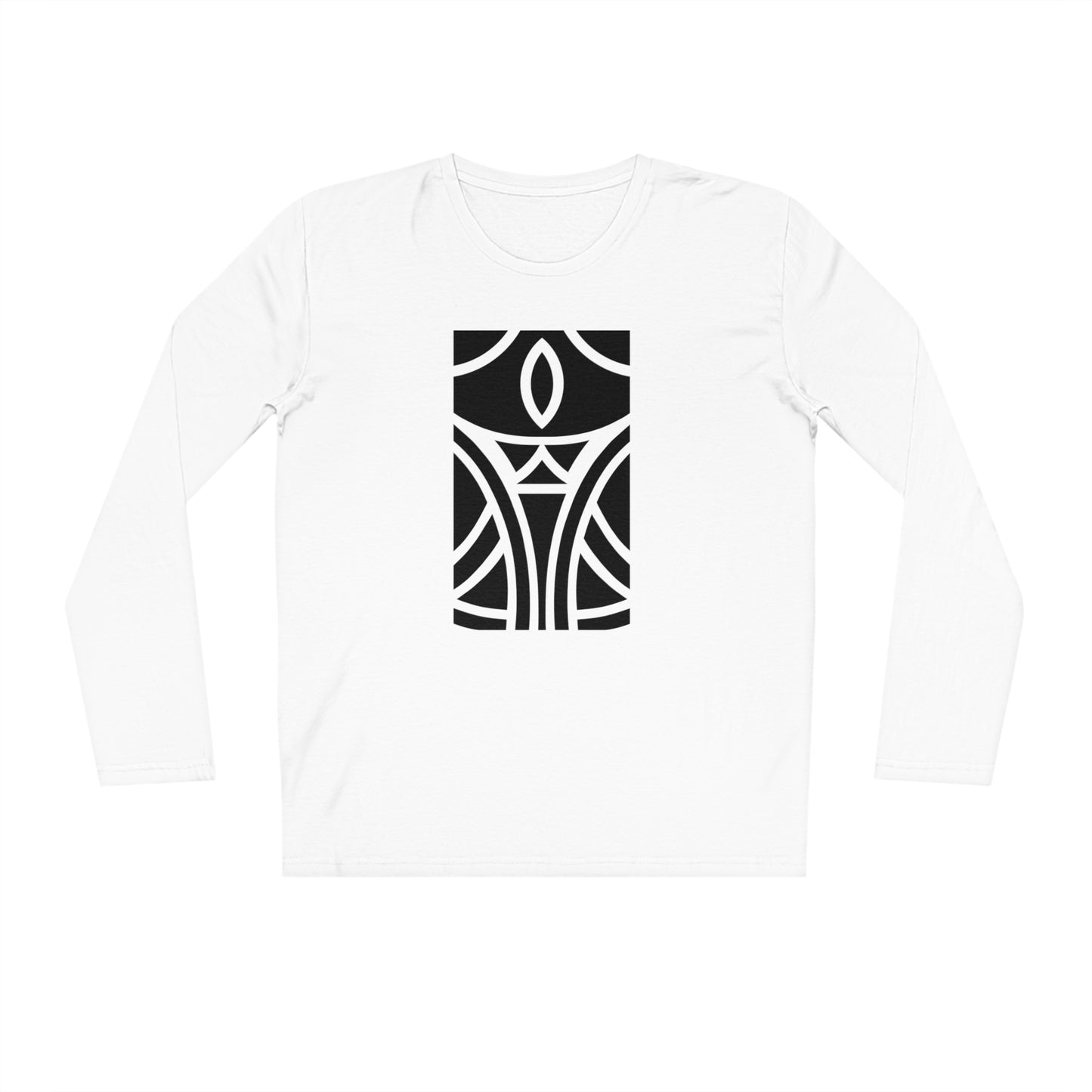 Men's 100% Organic Cotton Sparker Long Sleeve Shirt (Design 12)