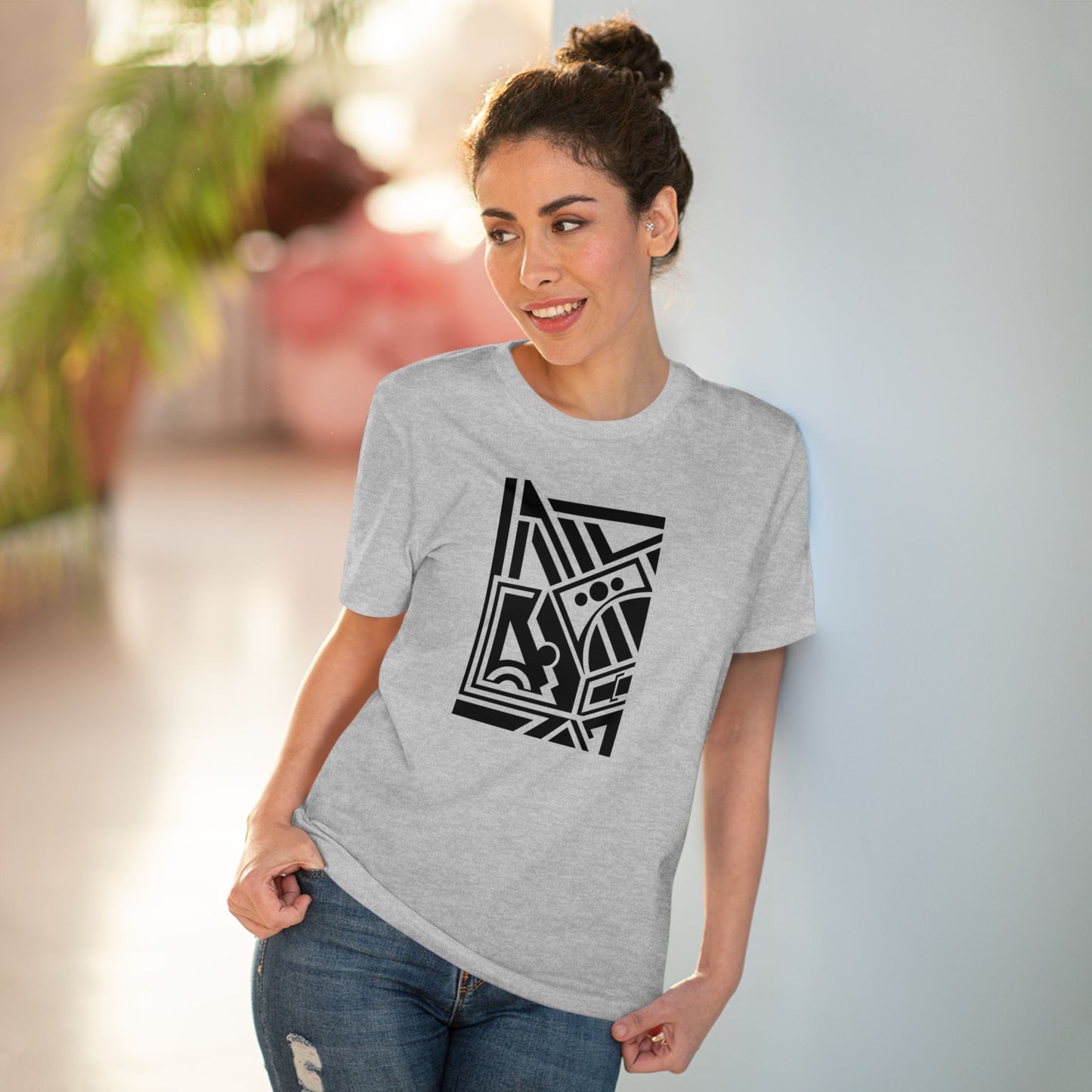 Unisex 100% Organic Cotton Creator T-shirt (Design 2)