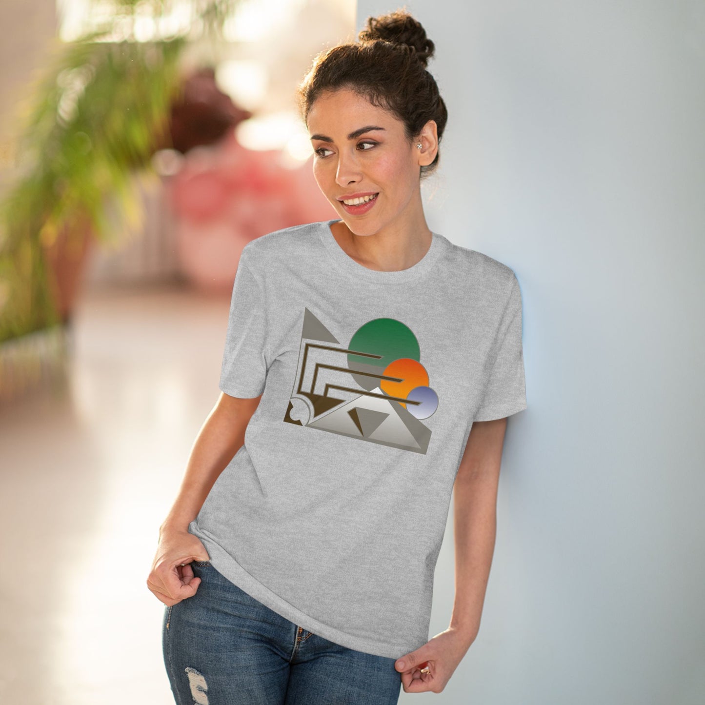 Unisex 100% Organic Cotton Creator T-shirt (Design 13)