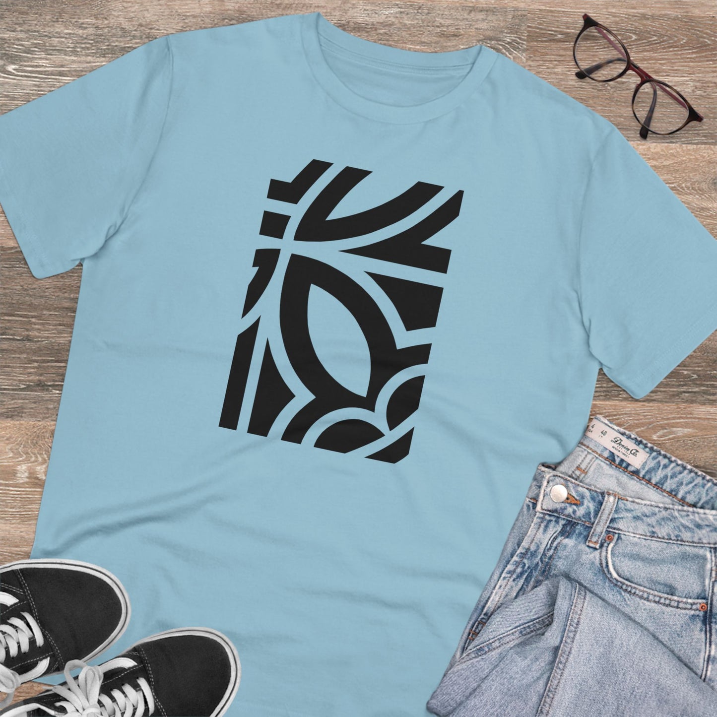 Unisex 100% Organic Cotton Creator T-shirt (Design 24)