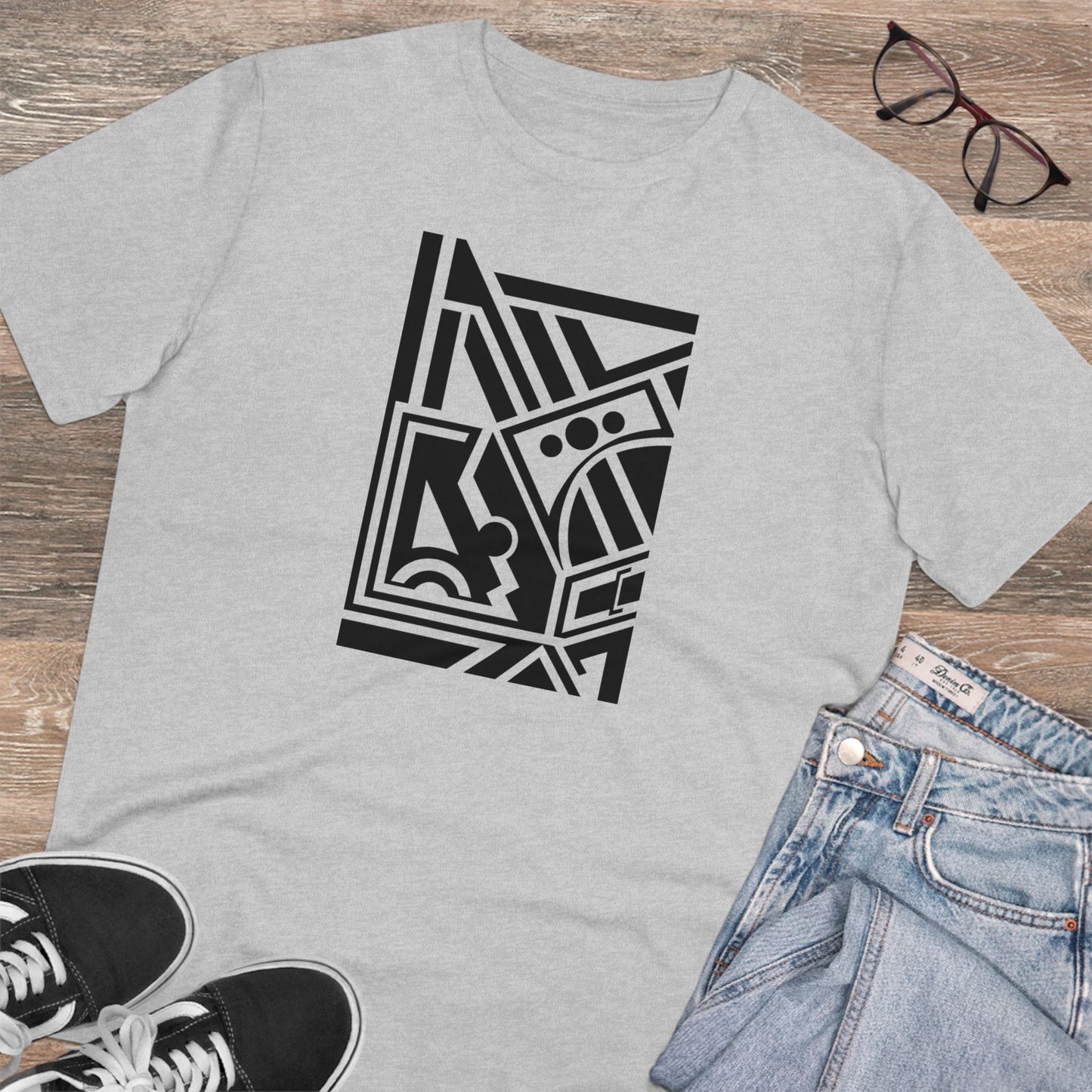 Unisex 100% Organic Cotton Creator T-shirt (Design 2)