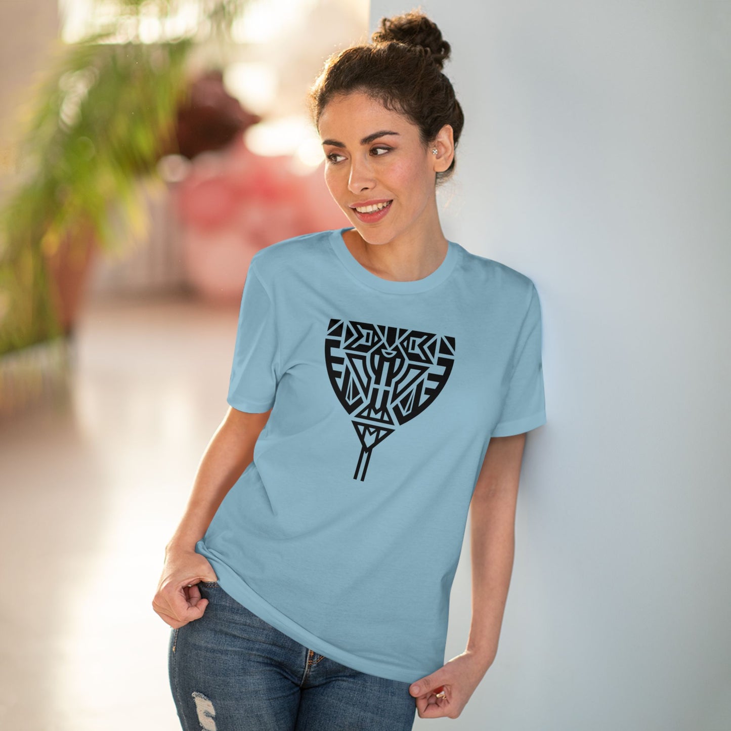 Unisex 100% Organic Cotton Creator T-shirt (Design 10)