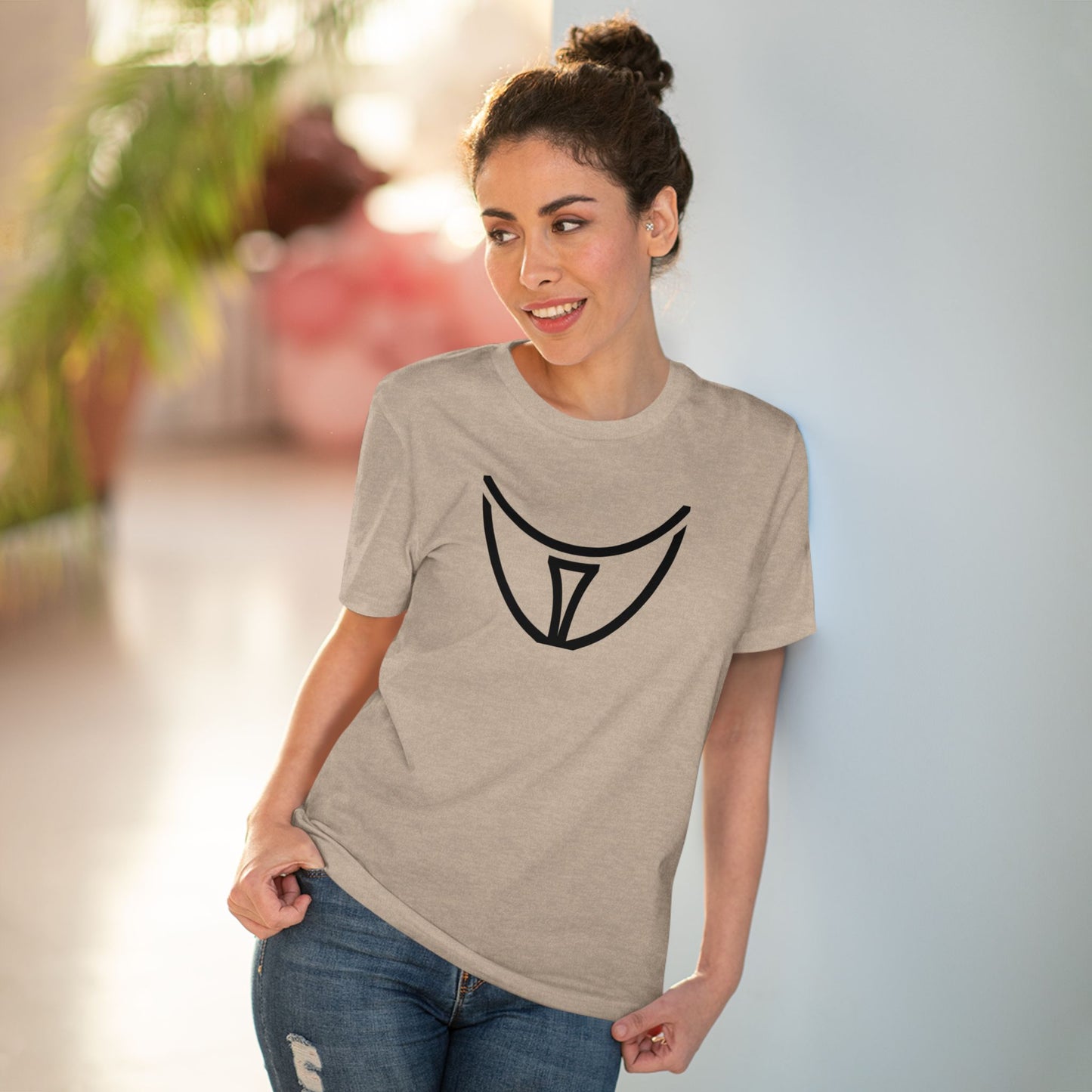 Unisex 100% Organic Cotton Creator T-shirt (Design 21)