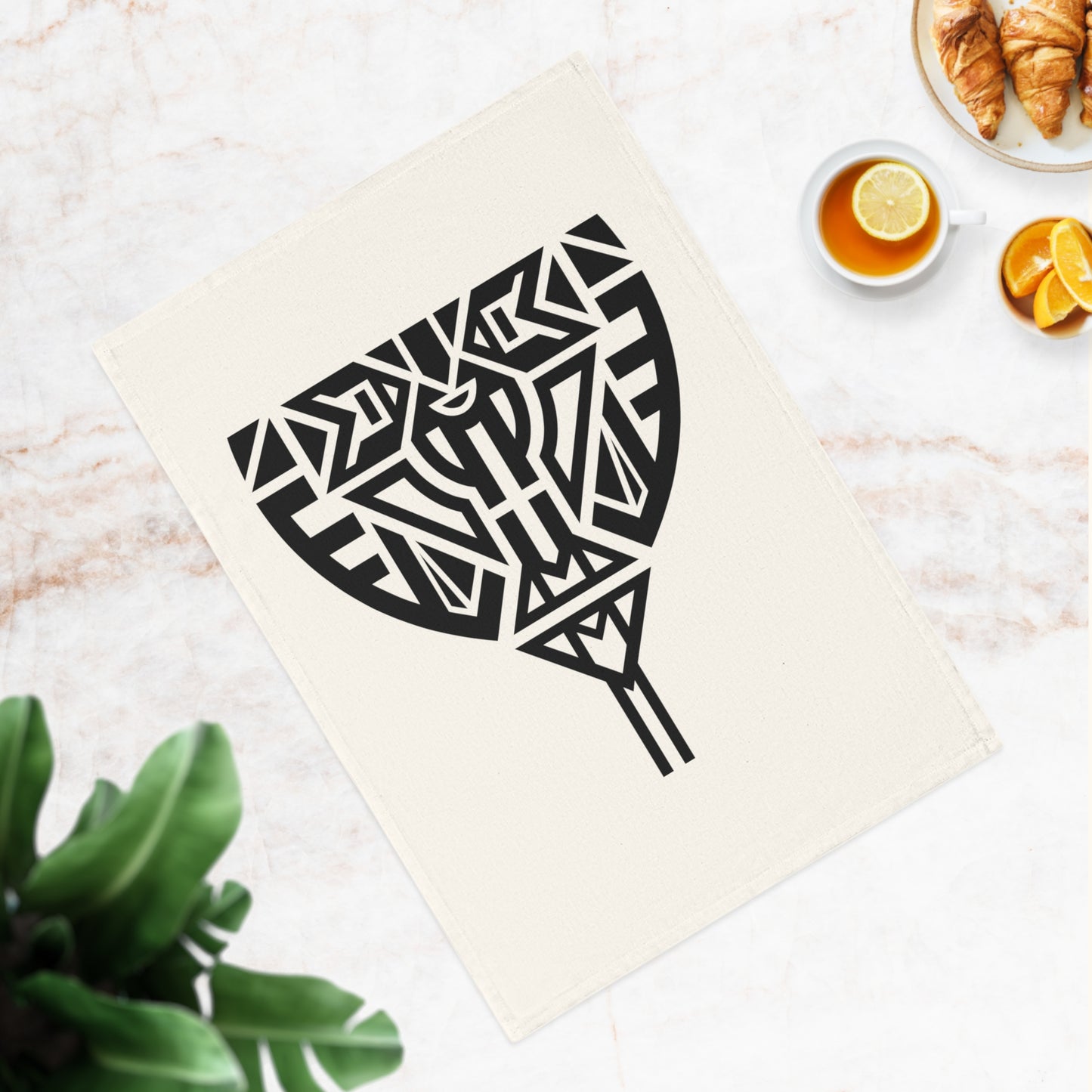 100% Organic Cotton Tea Towel (Design 10)