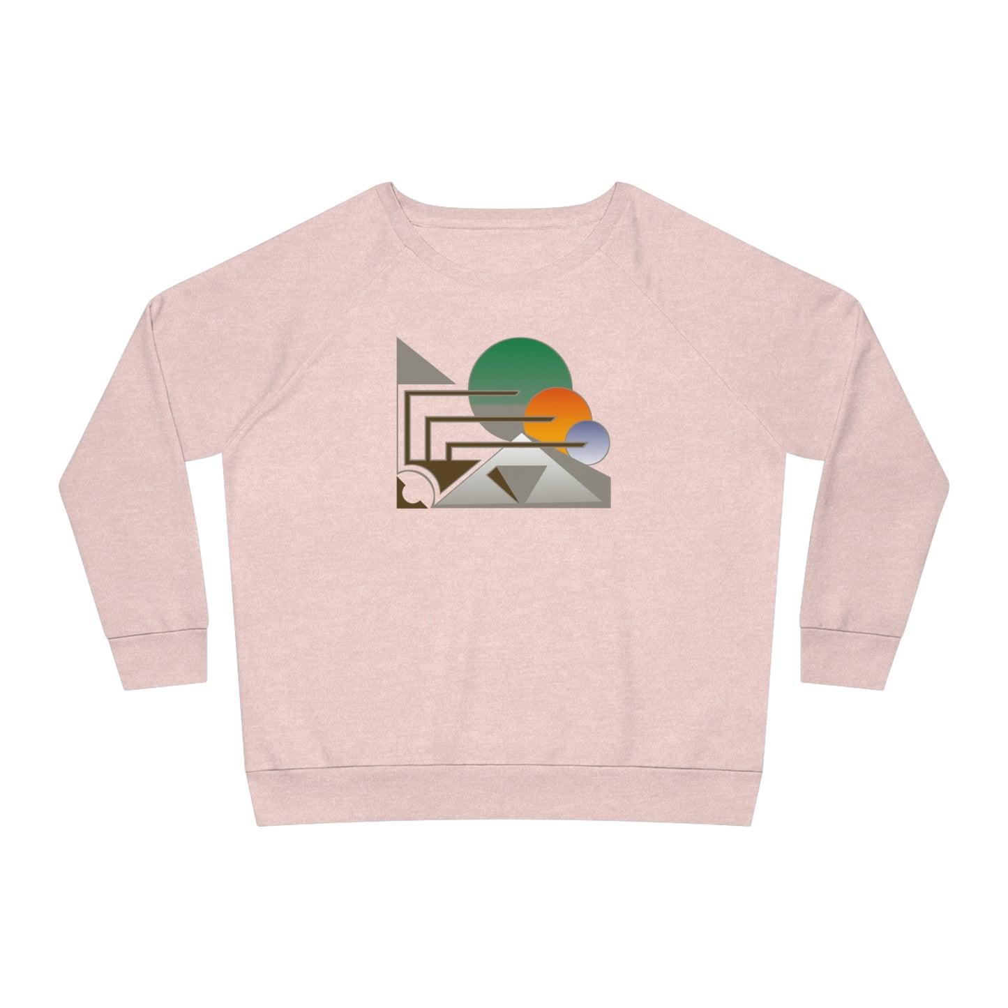 Women's Dazzler 85% Organic Cotton Relaxed Fit Sweatshirt (Design 13)