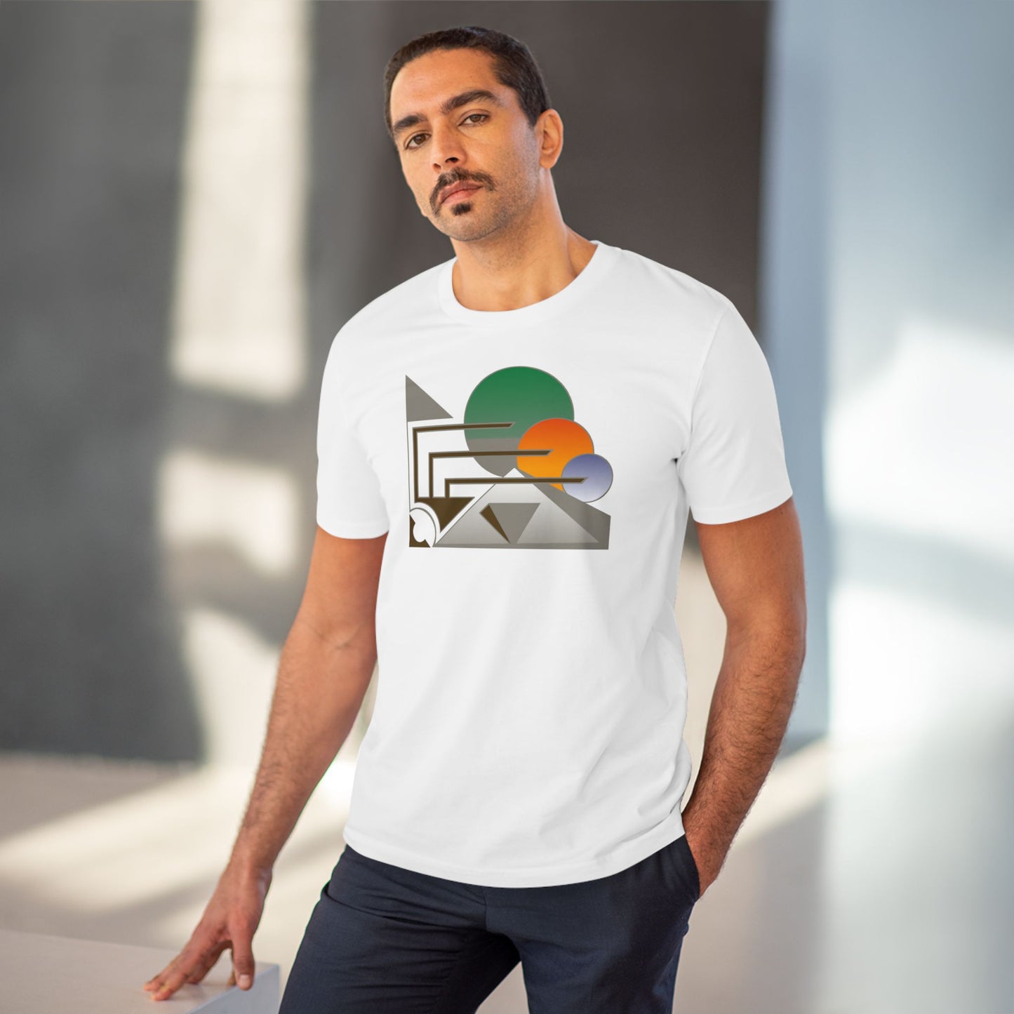 Unisex 100% Organic Cotton Creator T-shirt (Design 13)