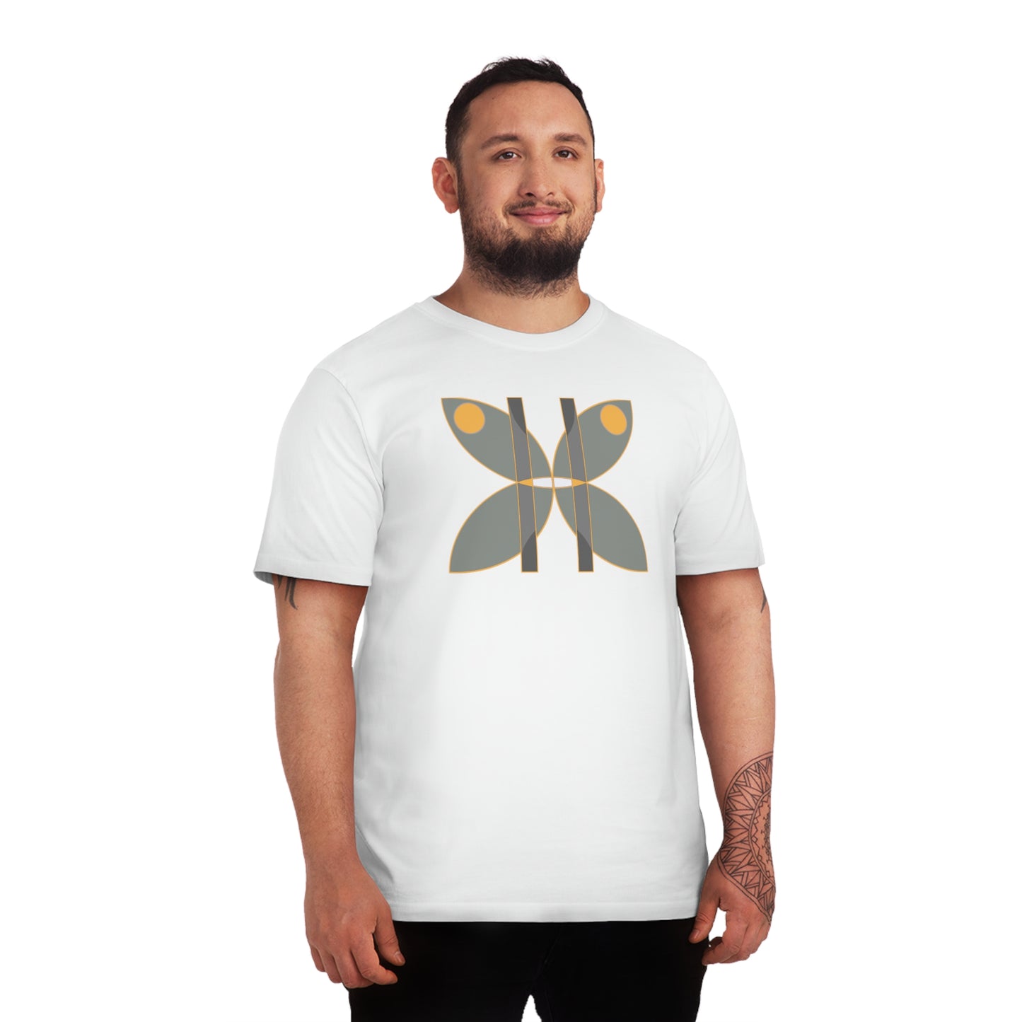Men's Sparker 100% Organic Cotton T-shirt (Design 14)