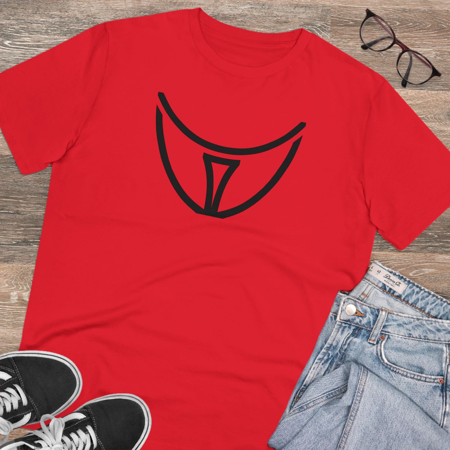 Unisex 100% Organic Cotton Creator T-shirt (Design 21)