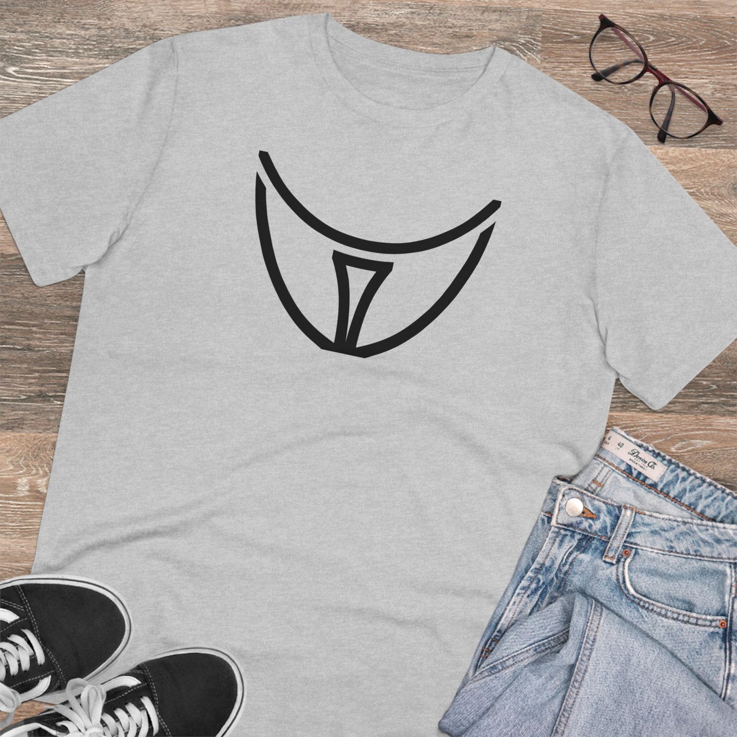 Unisex 100% Organic Cotton Creator T-shirt (Design 21)