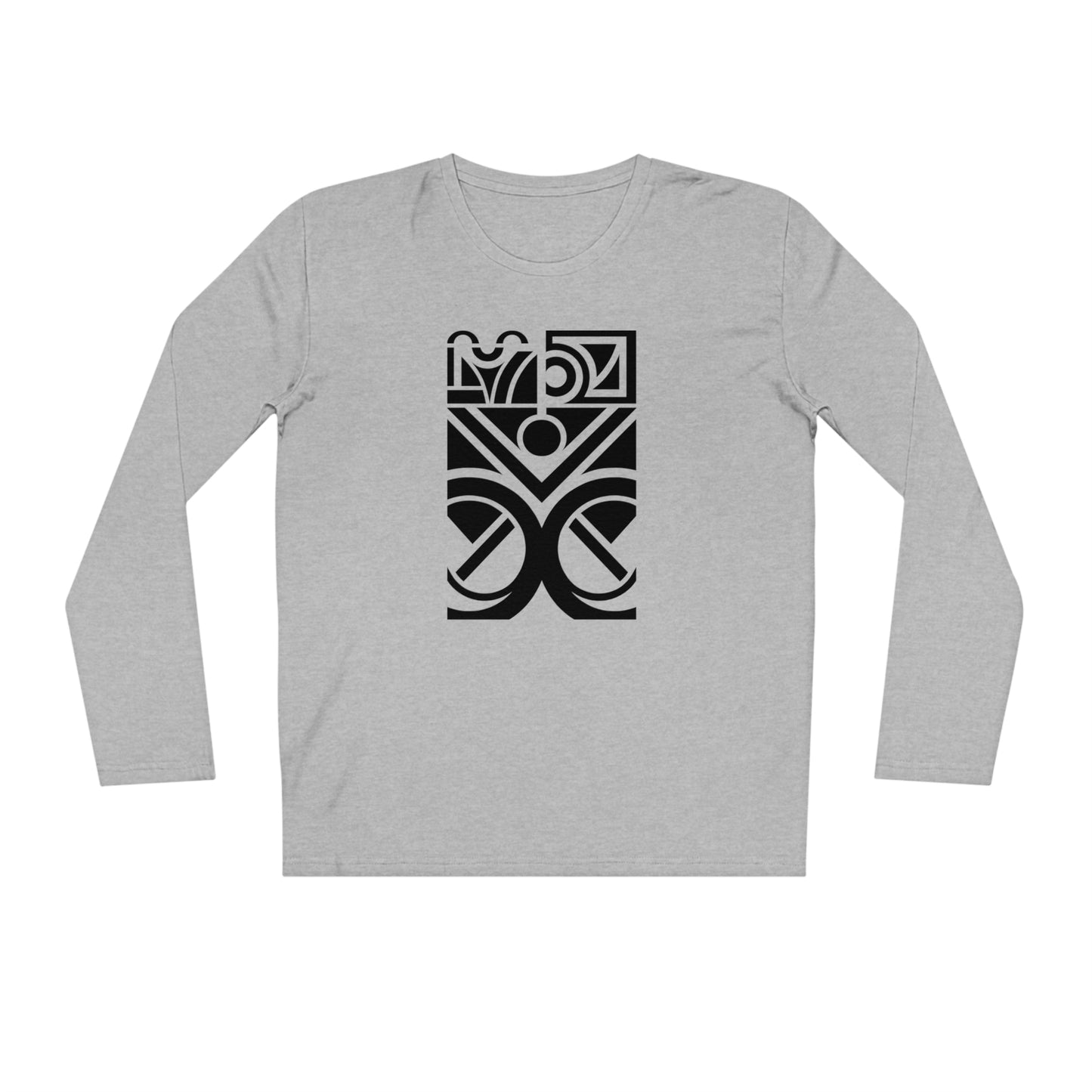 Men's 100% Organic Cotton Sparker Long Sleeve Shirt (Design 27)