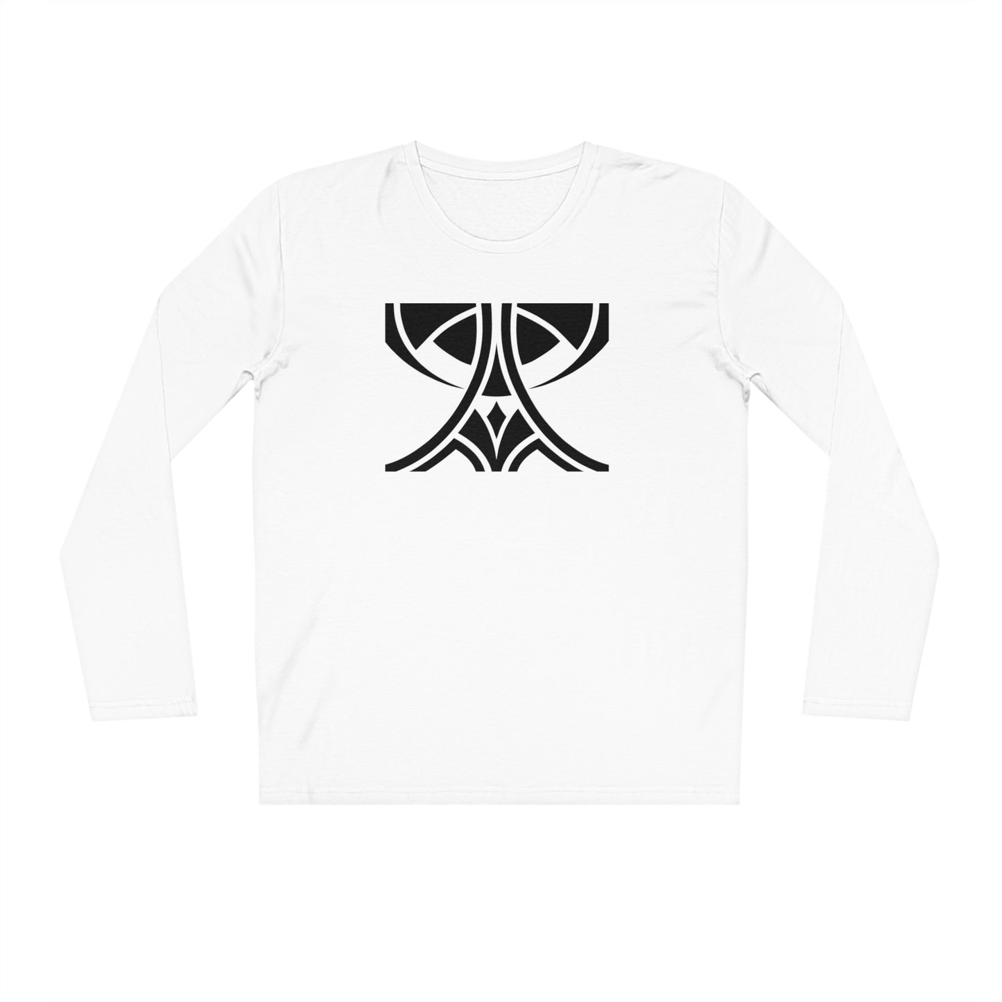 Men's 100% Organic Cotton Sparker Long Sleeve Shirt (Design 11)