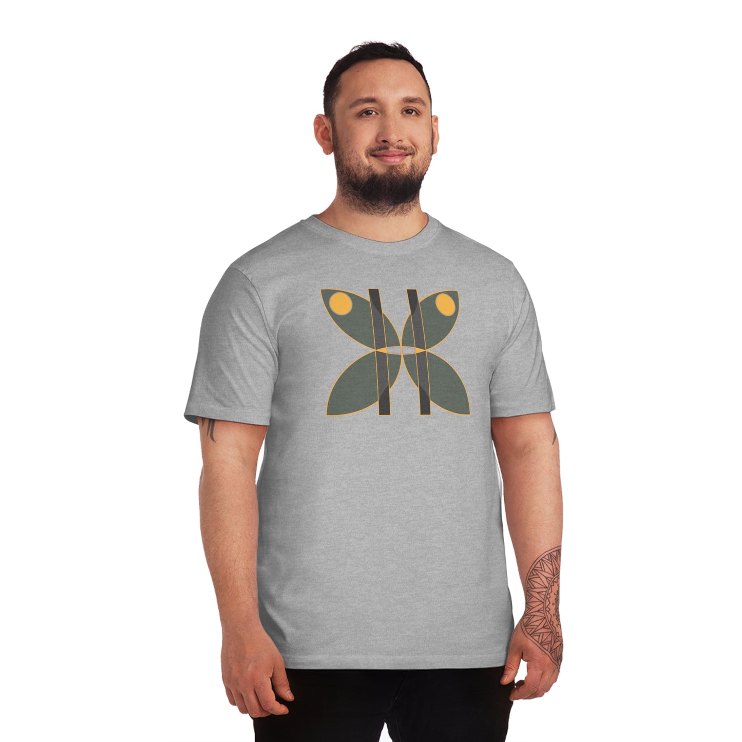 Men's Sparker 100% Organic Cotton T-shirt (Design 14)