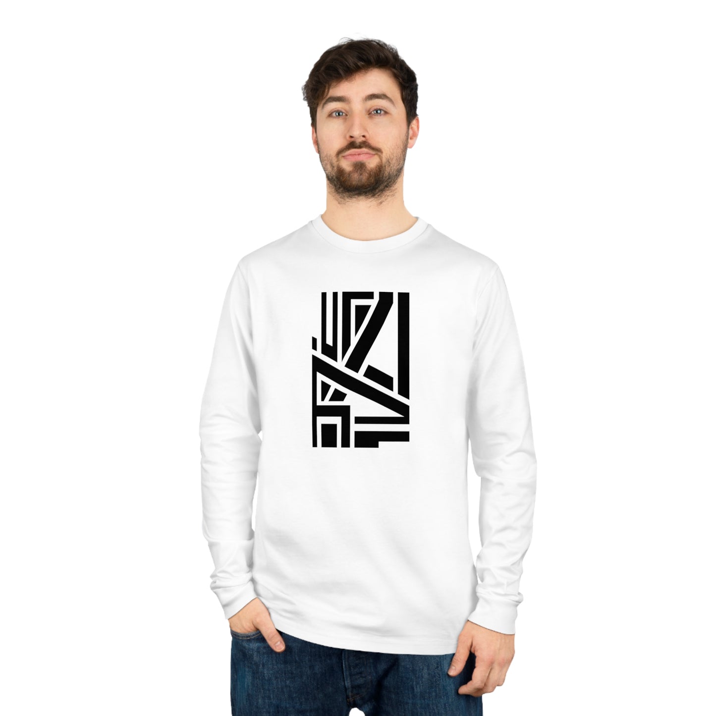 Unisex Shifts Dry 100% Organic Cotton Long Sleeve T-shirt (Design 22)