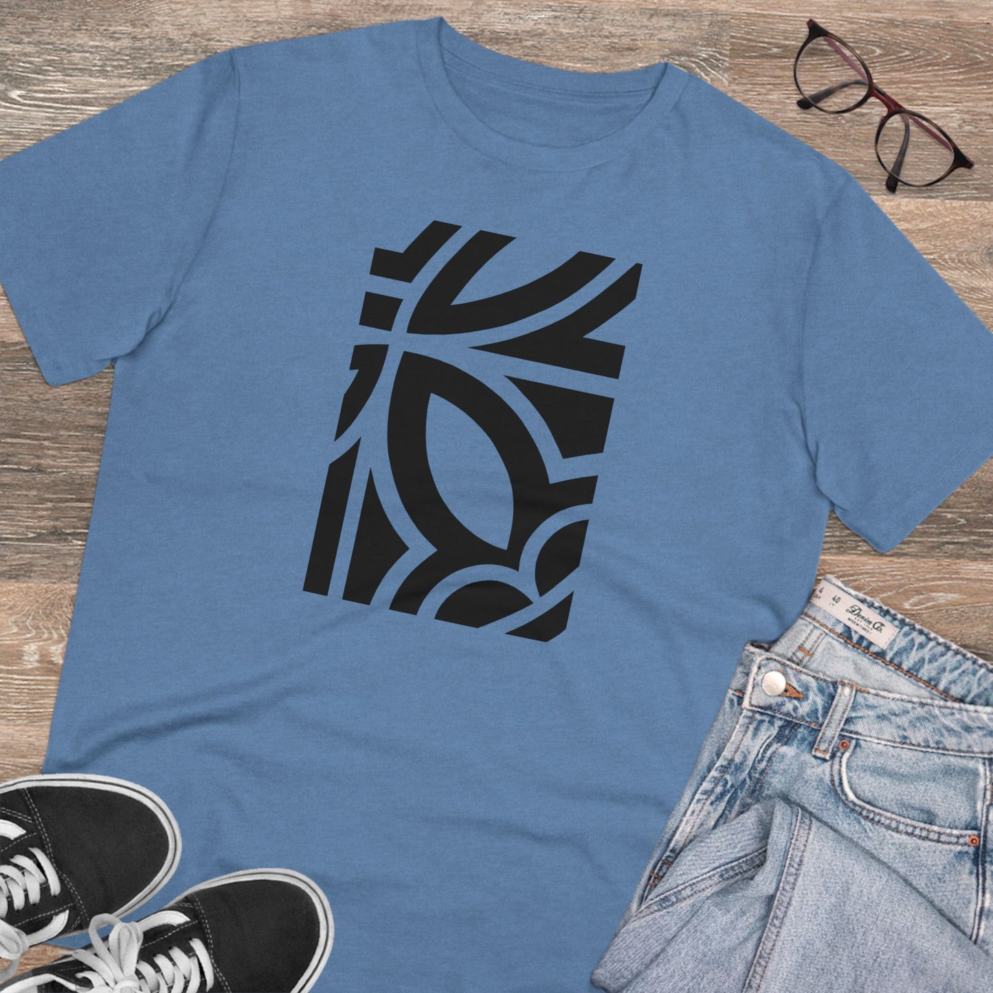 Unisex 100% Organic Cotton Creator T-shirt (Design 24)