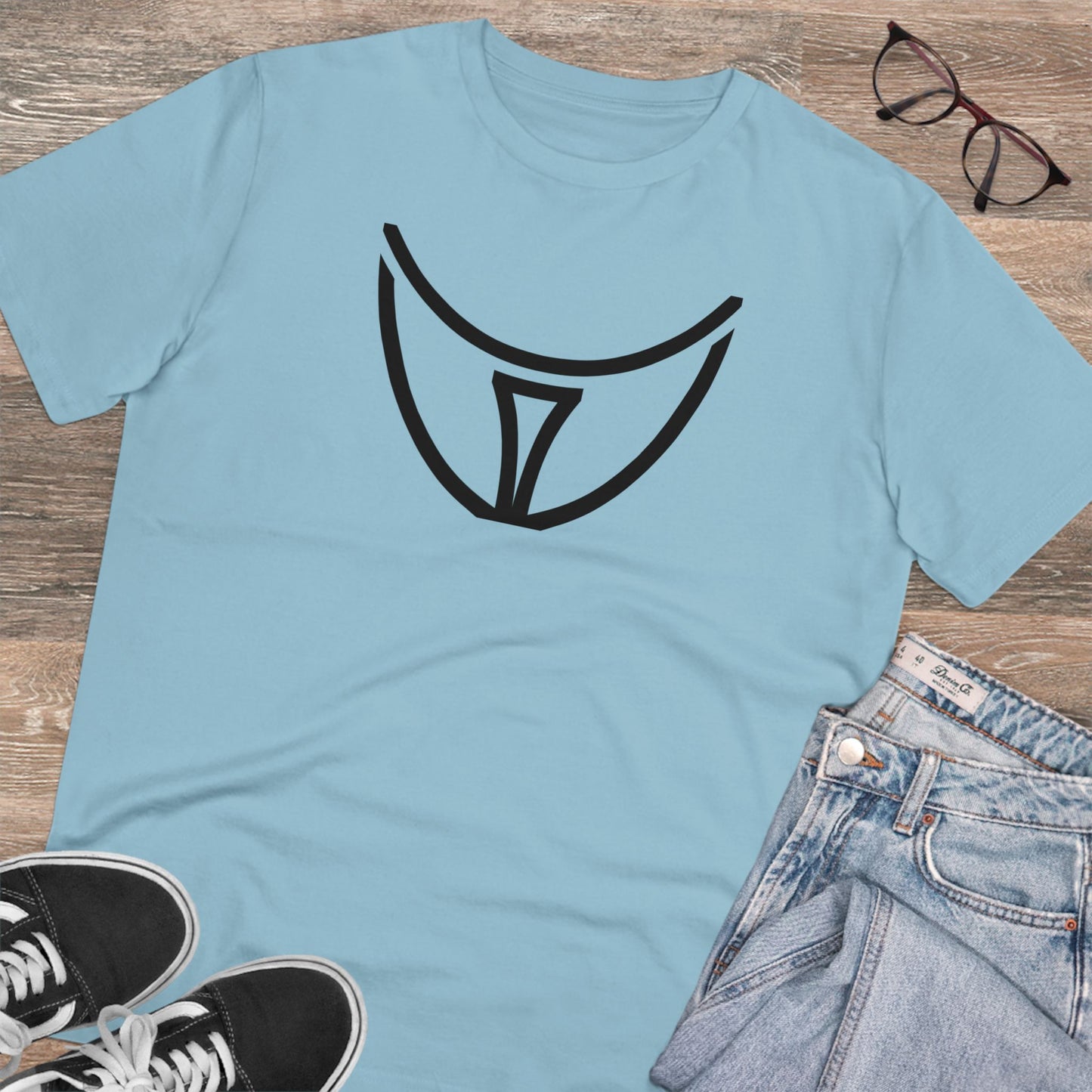 Unisex 100% Organic Cotton Creator T-shirt (Design 21)