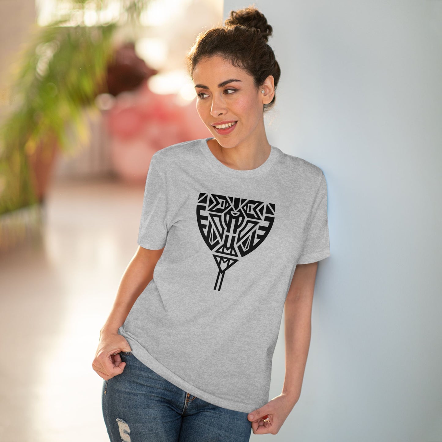 Unisex 100% Organic Cotton Creator T-shirt (Design 10)