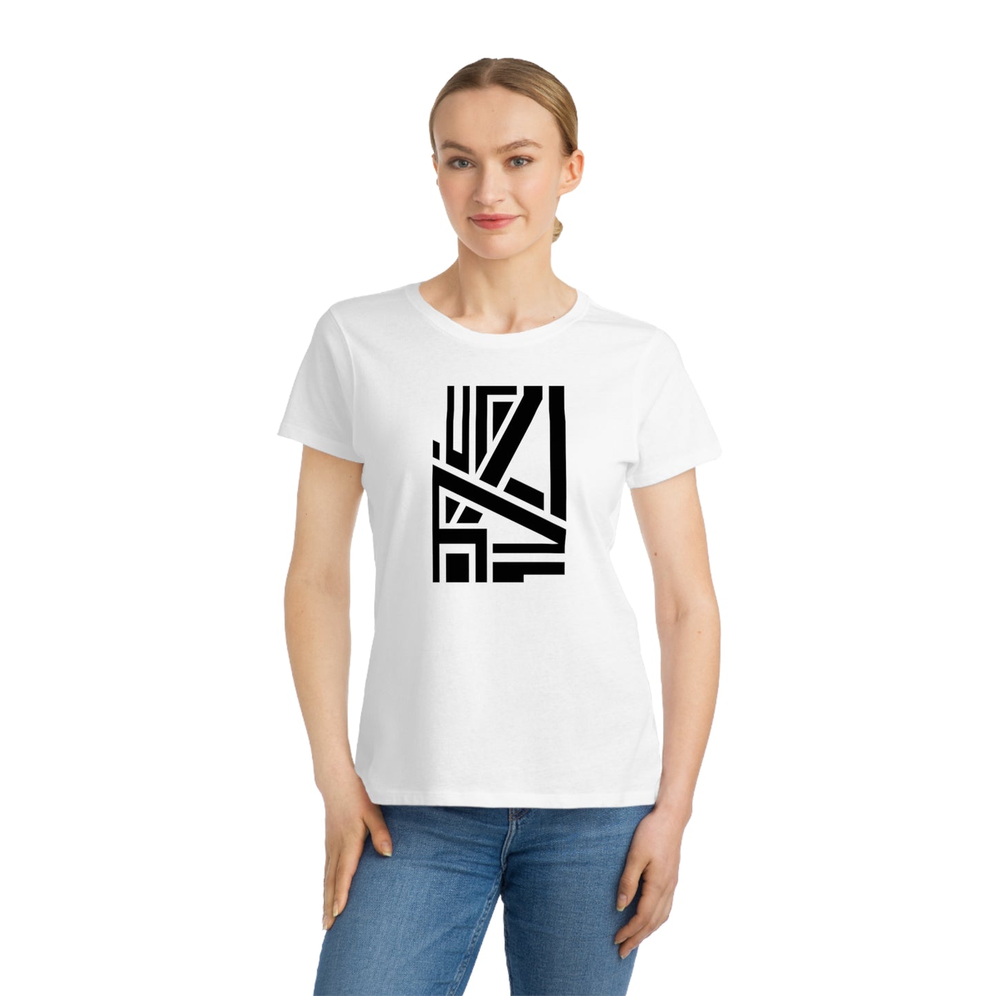 Women's Classic 100% Organic Cotton T-Shirt (Design 22)