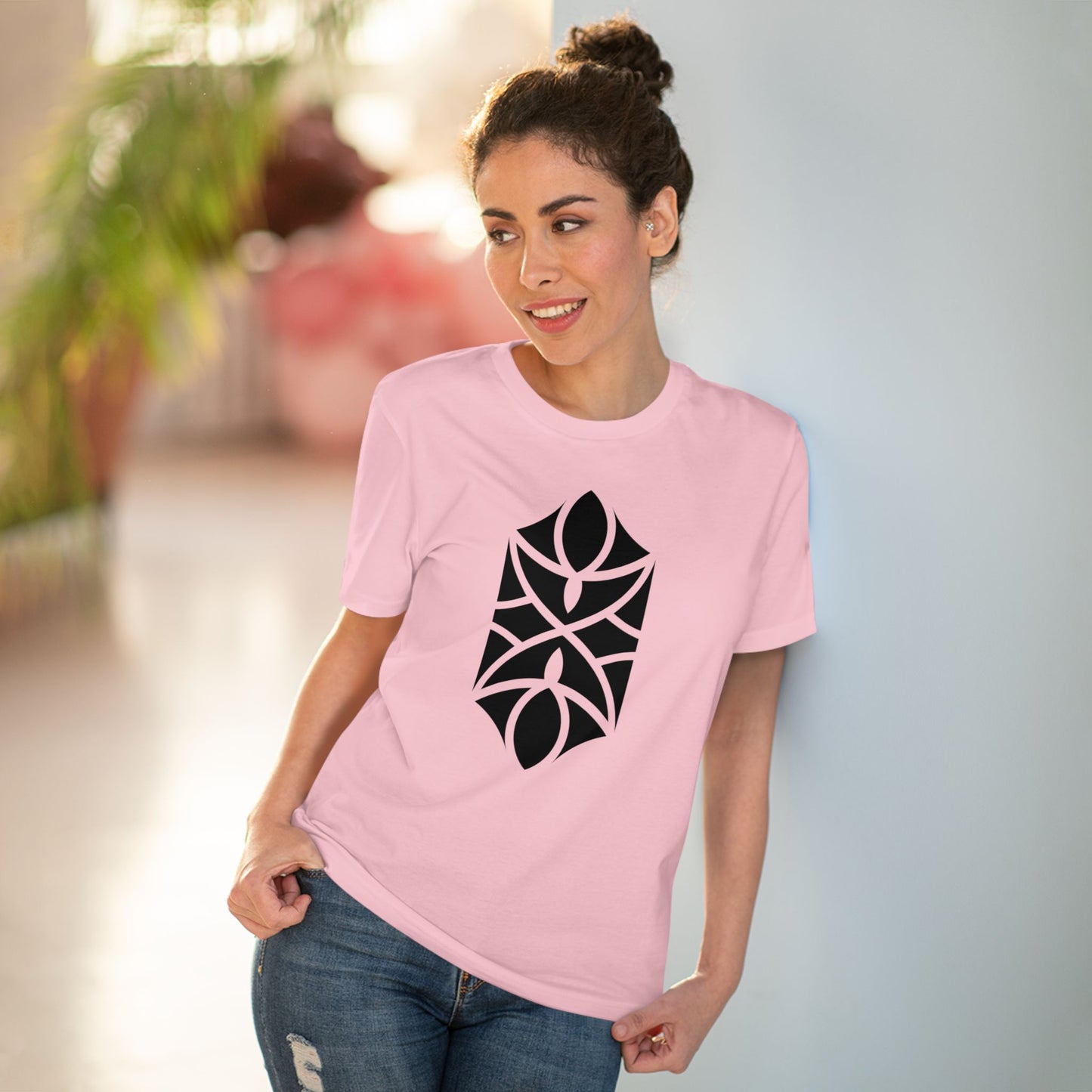 Unisex 100% Organic Cotton Creator T-shirt (Design 18)