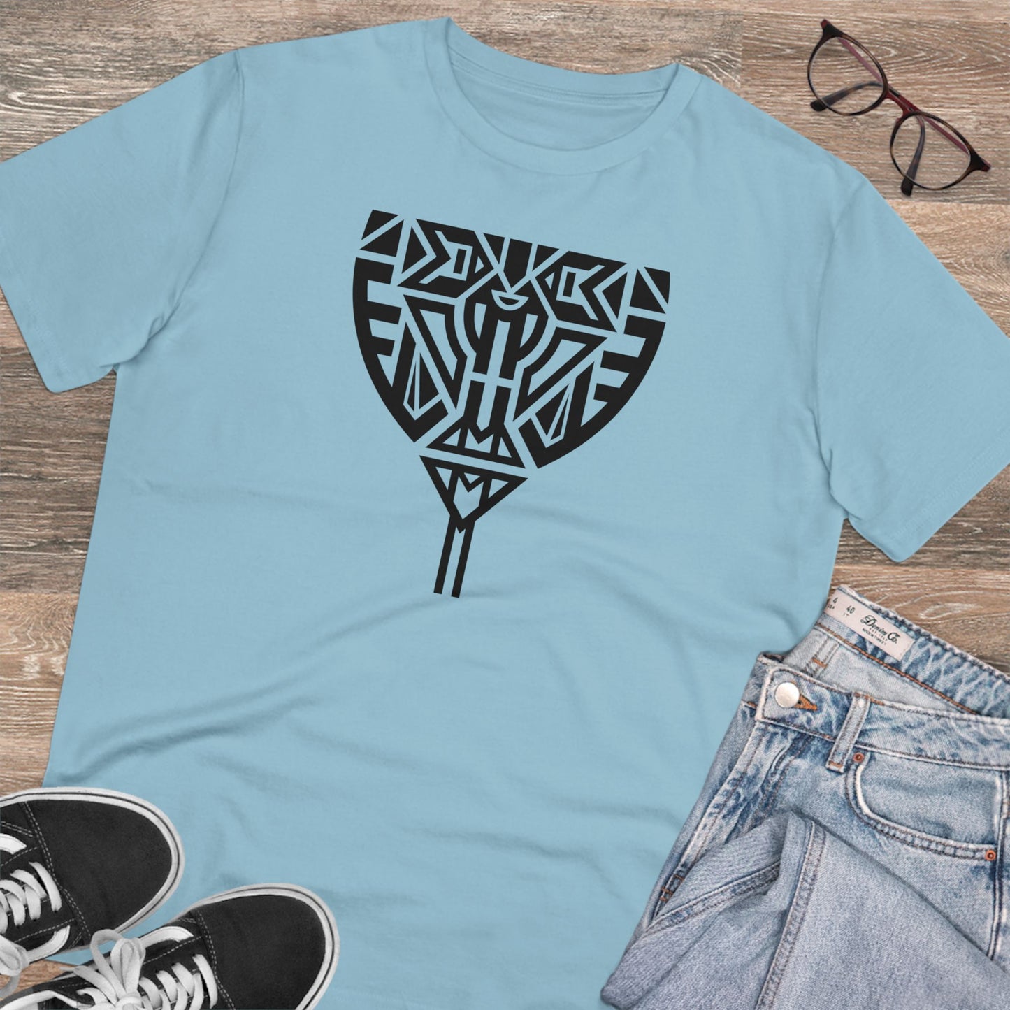 Unisex 100% Organic Cotton Creator T-shirt (Design 10)