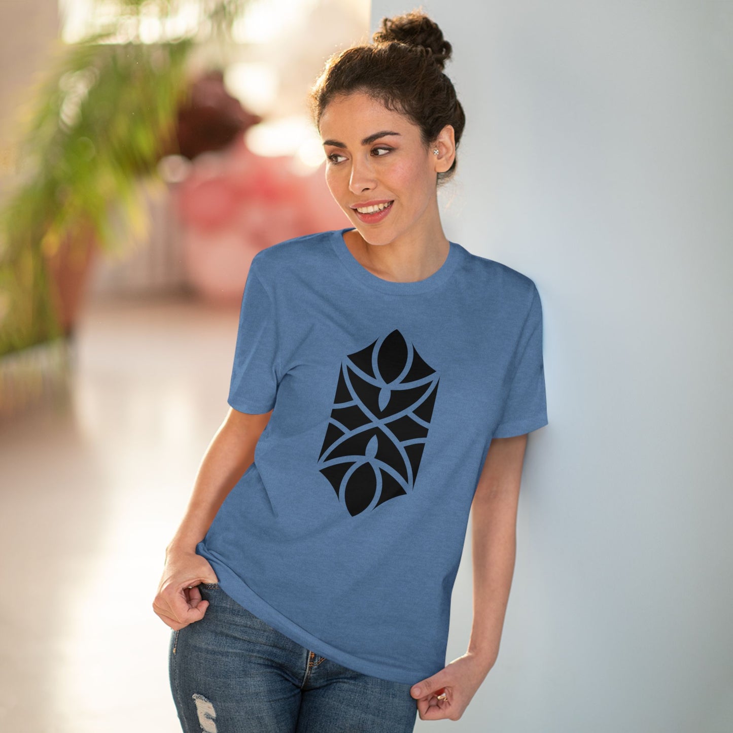 Unisex 100% Organic Cotton Creator T-shirt (Design 18)