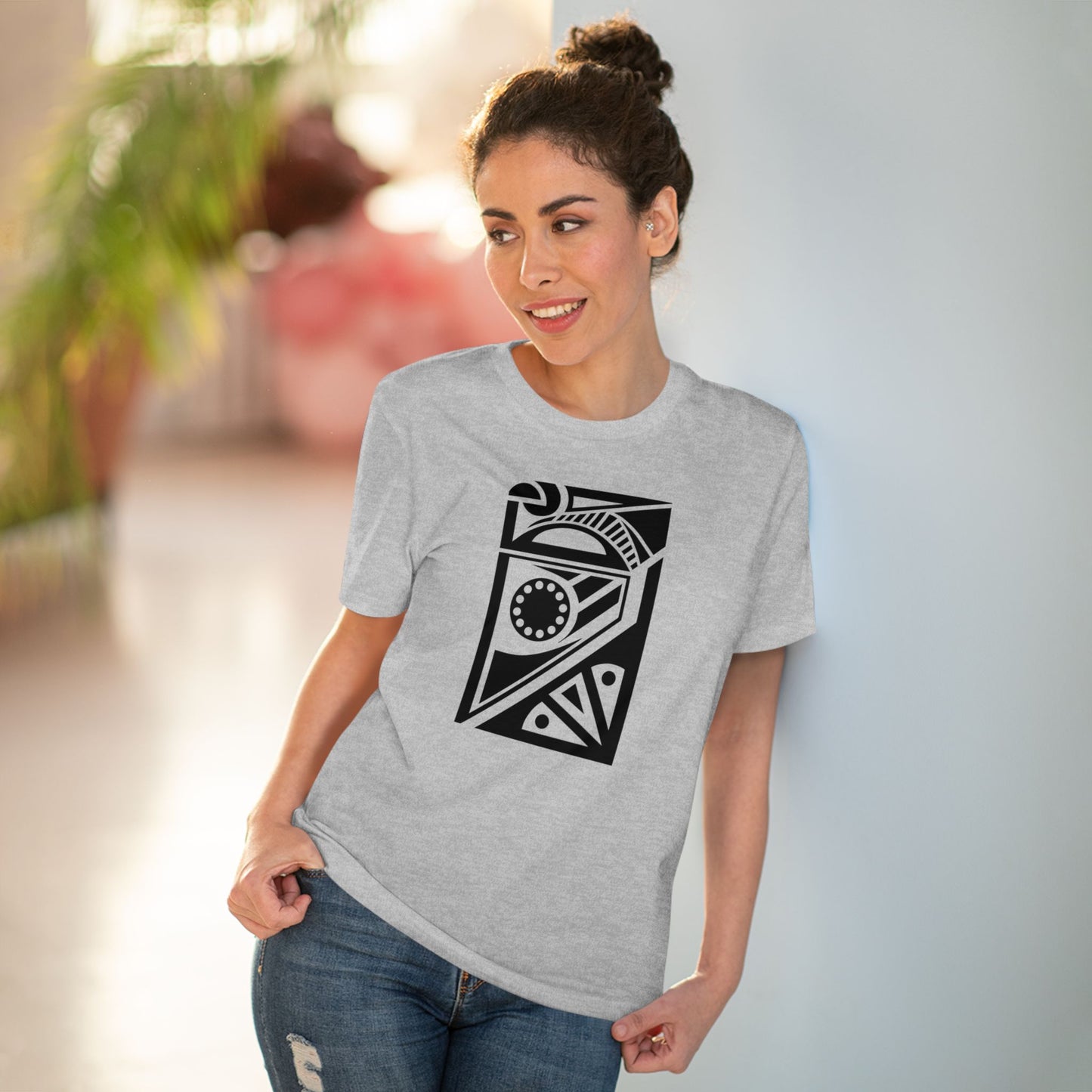Unisex 100% Organic Cotton Creator T-shirt (Design 17)