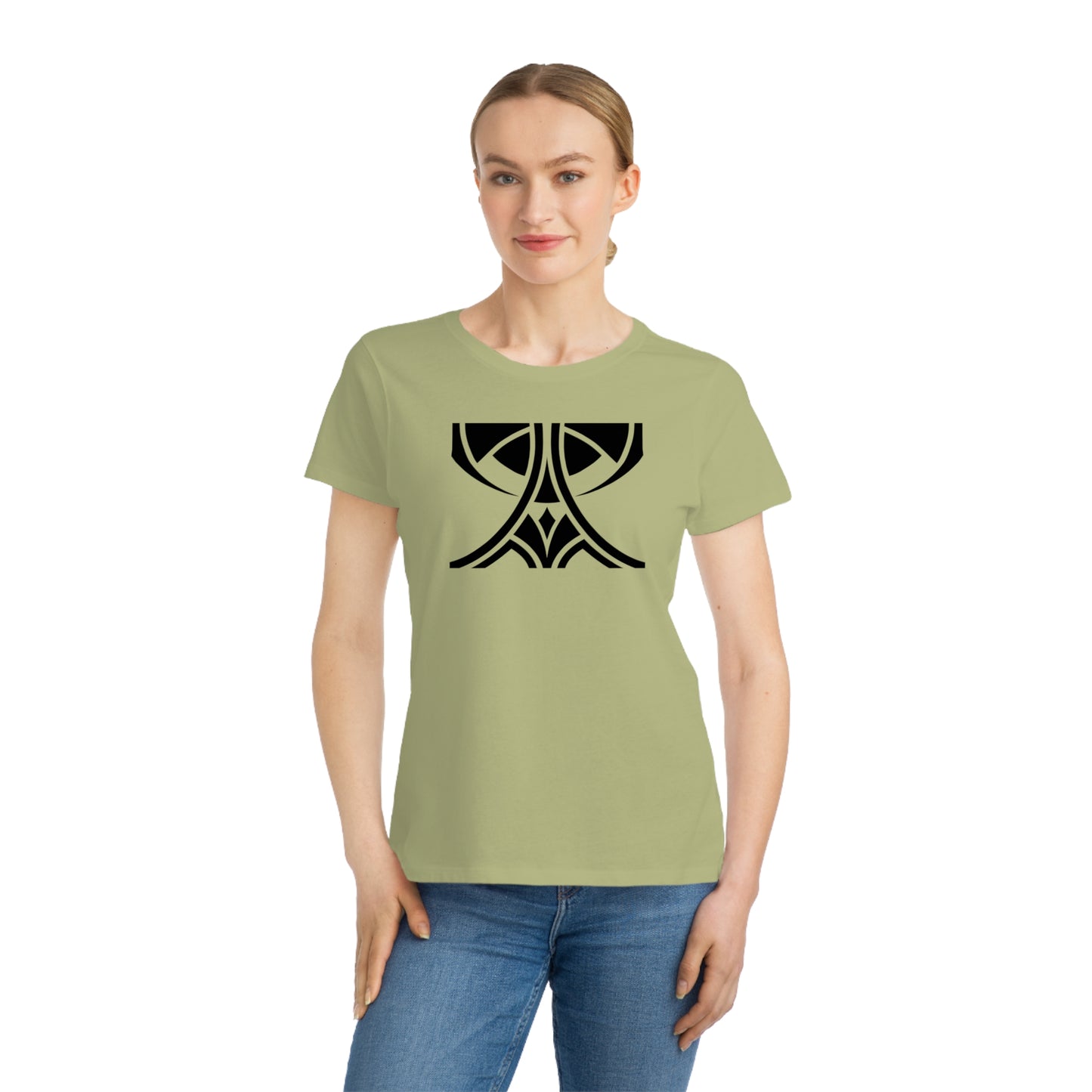 Women's Classic 100% Organic Cotton T-Shirt (Design 11)