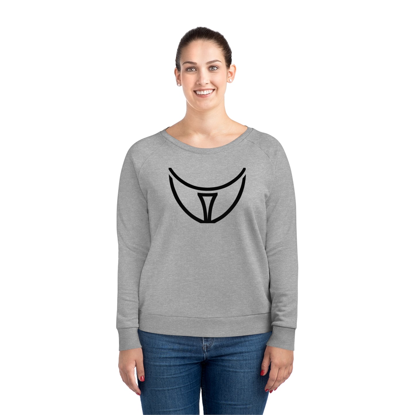 Women's Dazzler 85% Organic Cotton Relaxed Fit Sweatshirt (Design 21)